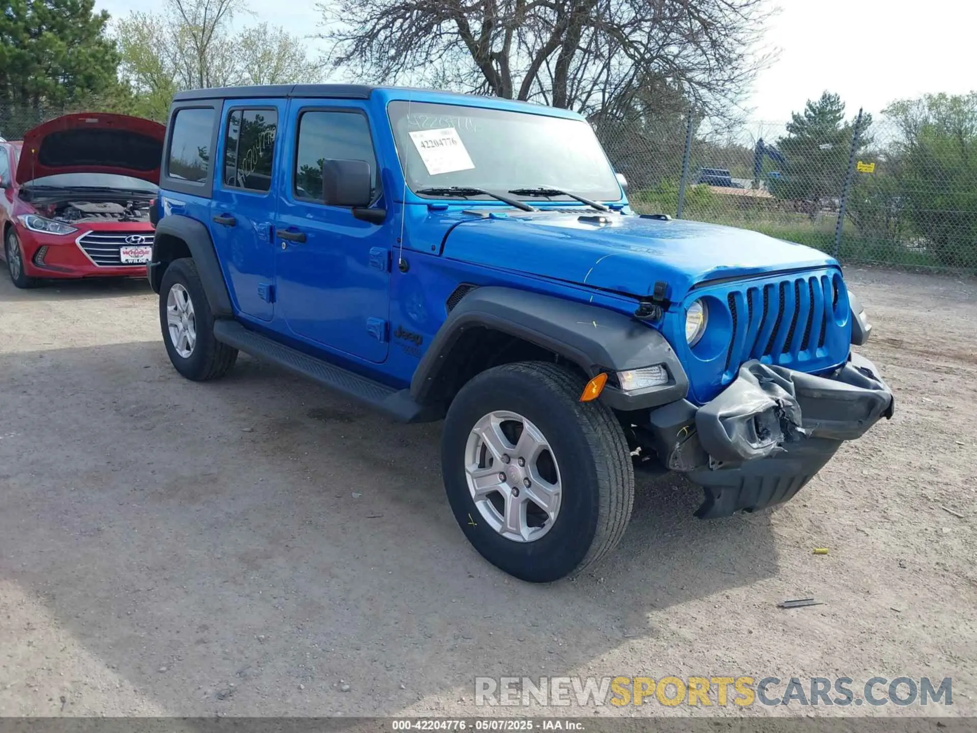 1 fotografías del automóvil dañado 1C4HJXDG4MW743151 JEEP WRANGLER UNLIMITED 2021