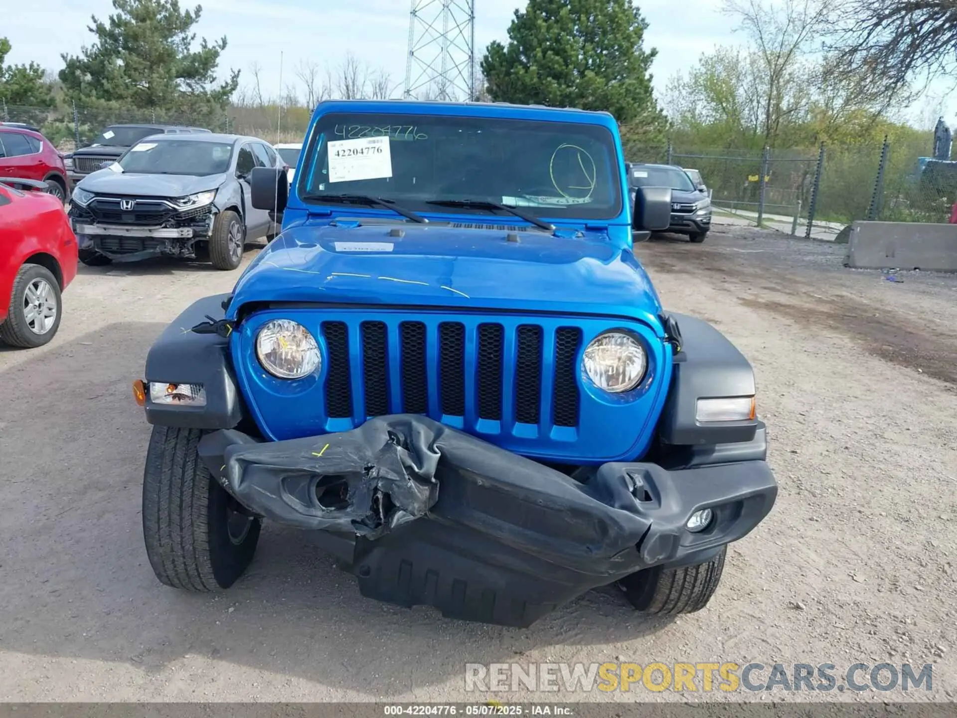 12 fotografías del automóvil dañado 1C4HJXDG4MW743151 JEEP WRANGLER UNLIMITED 2021