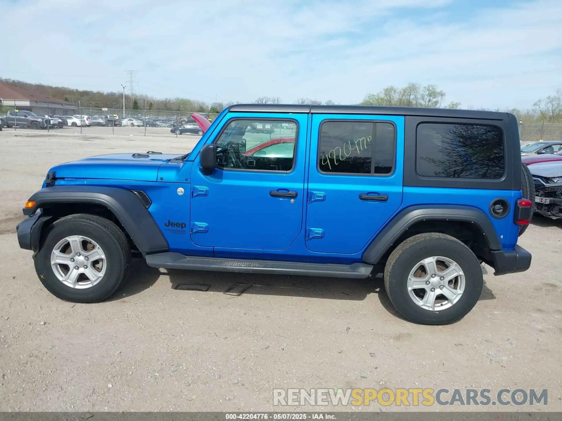 14 fotografías del automóvil dañado 1C4HJXDG4MW743151 JEEP WRANGLER UNLIMITED 2021