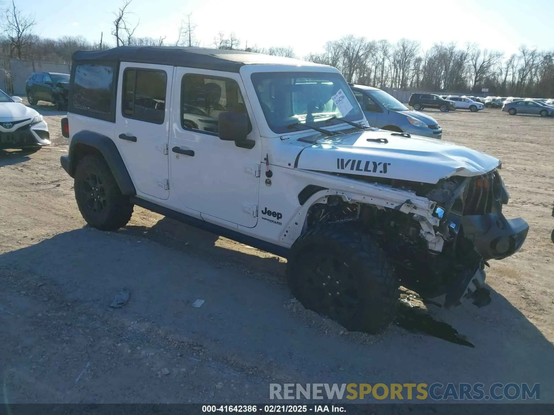 1 fotografías del automóvil dañado 1C4HJXDG5MW697149 JEEP WRANGLER UNLIMITED 2021