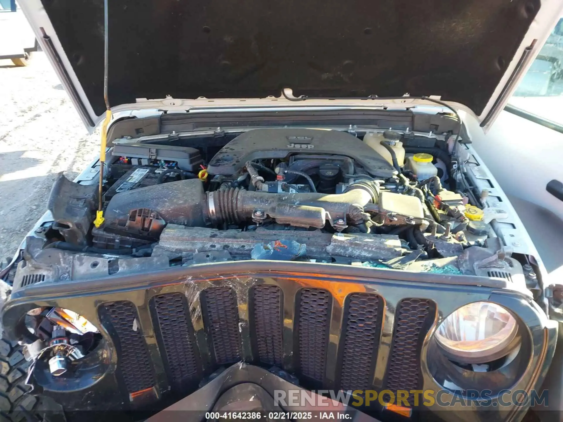 10 fotografías del automóvil dañado 1C4HJXDG5MW697149 JEEP WRANGLER UNLIMITED 2021