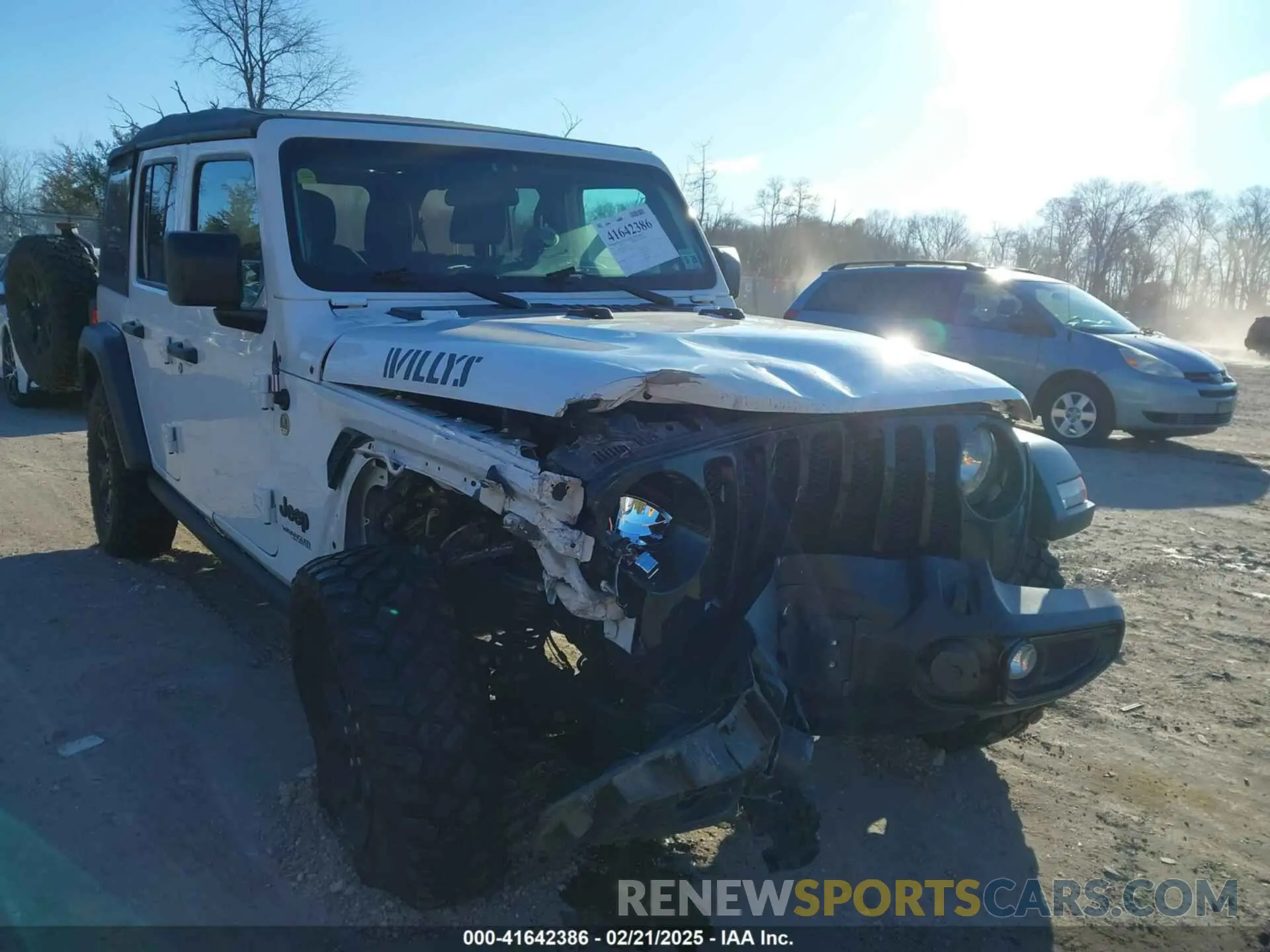 6 fotografías del automóvil dañado 1C4HJXDG5MW697149 JEEP WRANGLER UNLIMITED 2021