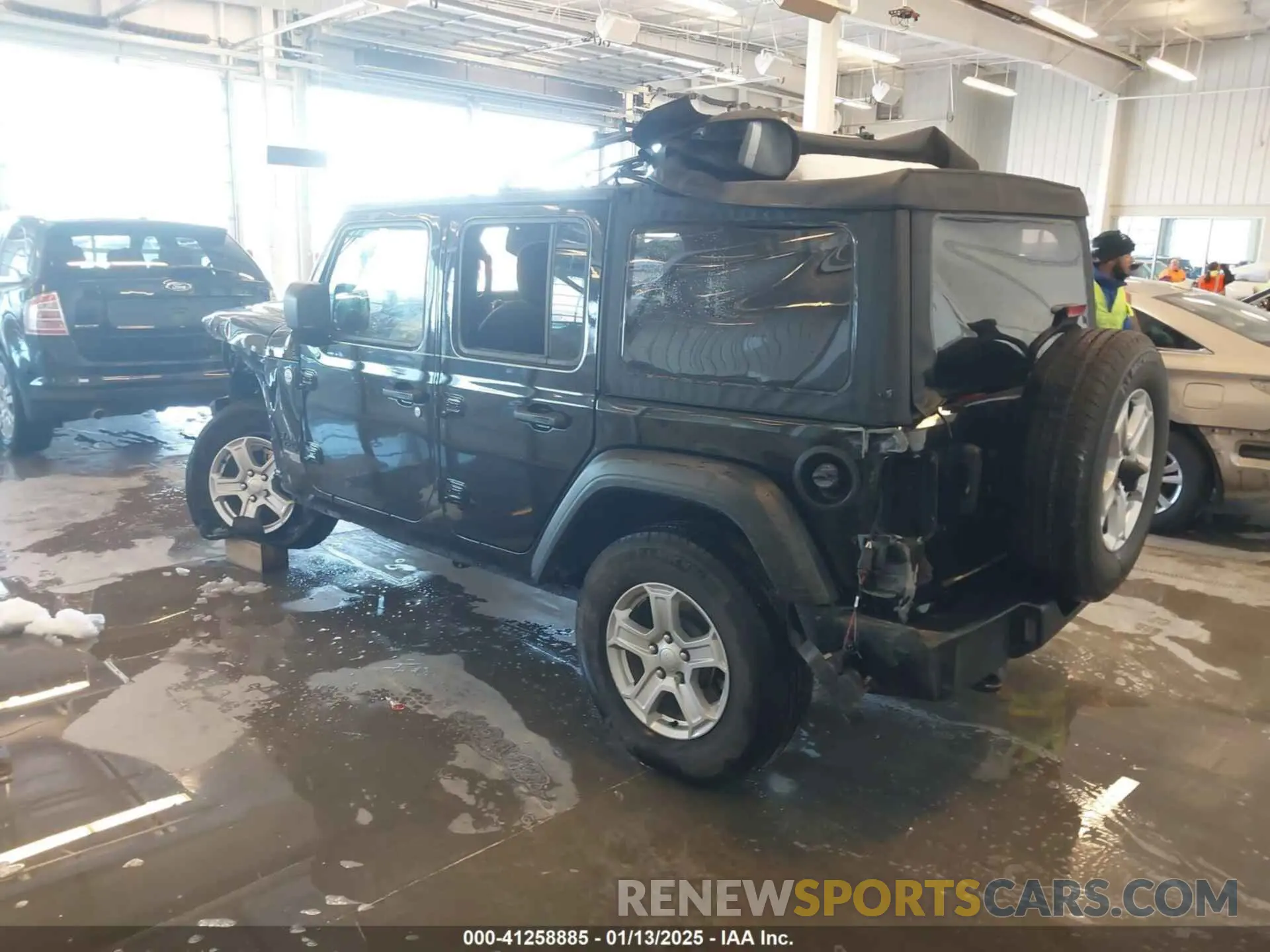 3 fotografías del automóvil dañado 1C4HJXDG5MW744101 JEEP WRANGLER UNLIMITED 2021