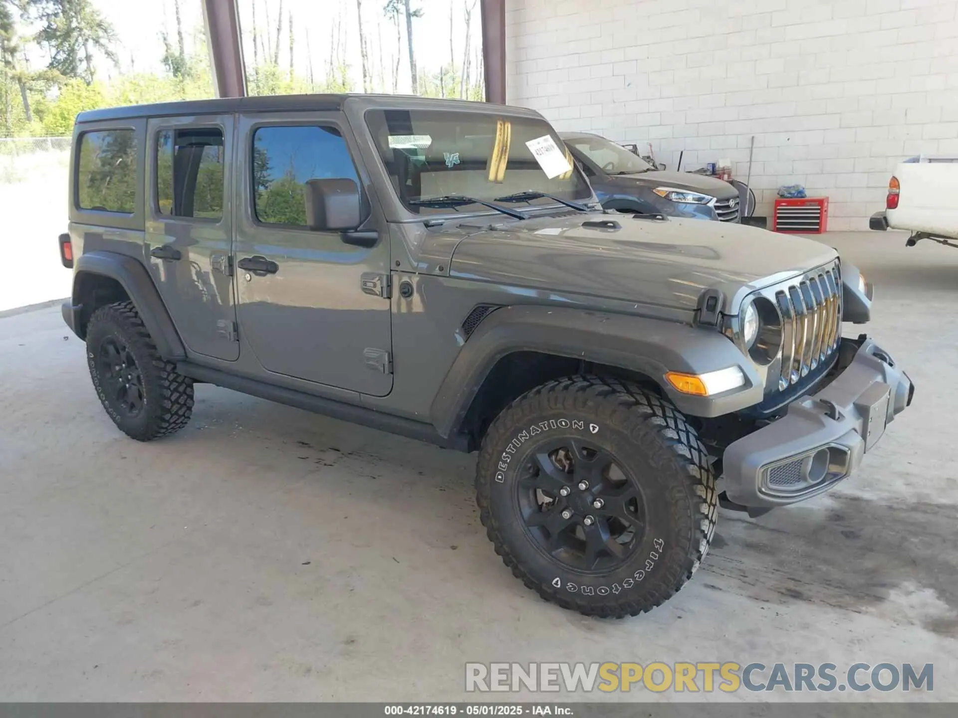 1 fotografías del automóvil dañado 1C4HJXDG6MW549236 JEEP WRANGLER UNLIMITED 2021