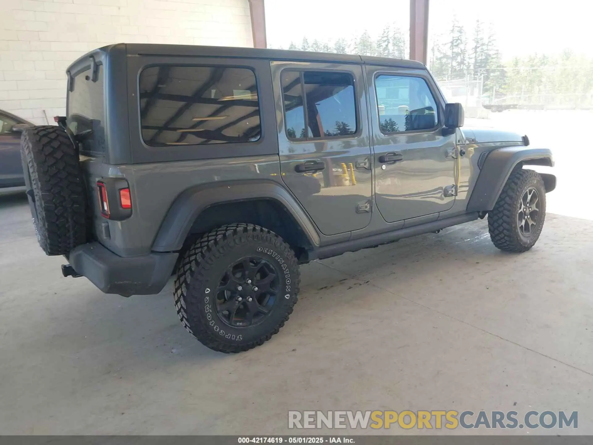 4 fotografías del automóvil dañado 1C4HJXDG6MW549236 JEEP WRANGLER UNLIMITED 2021
