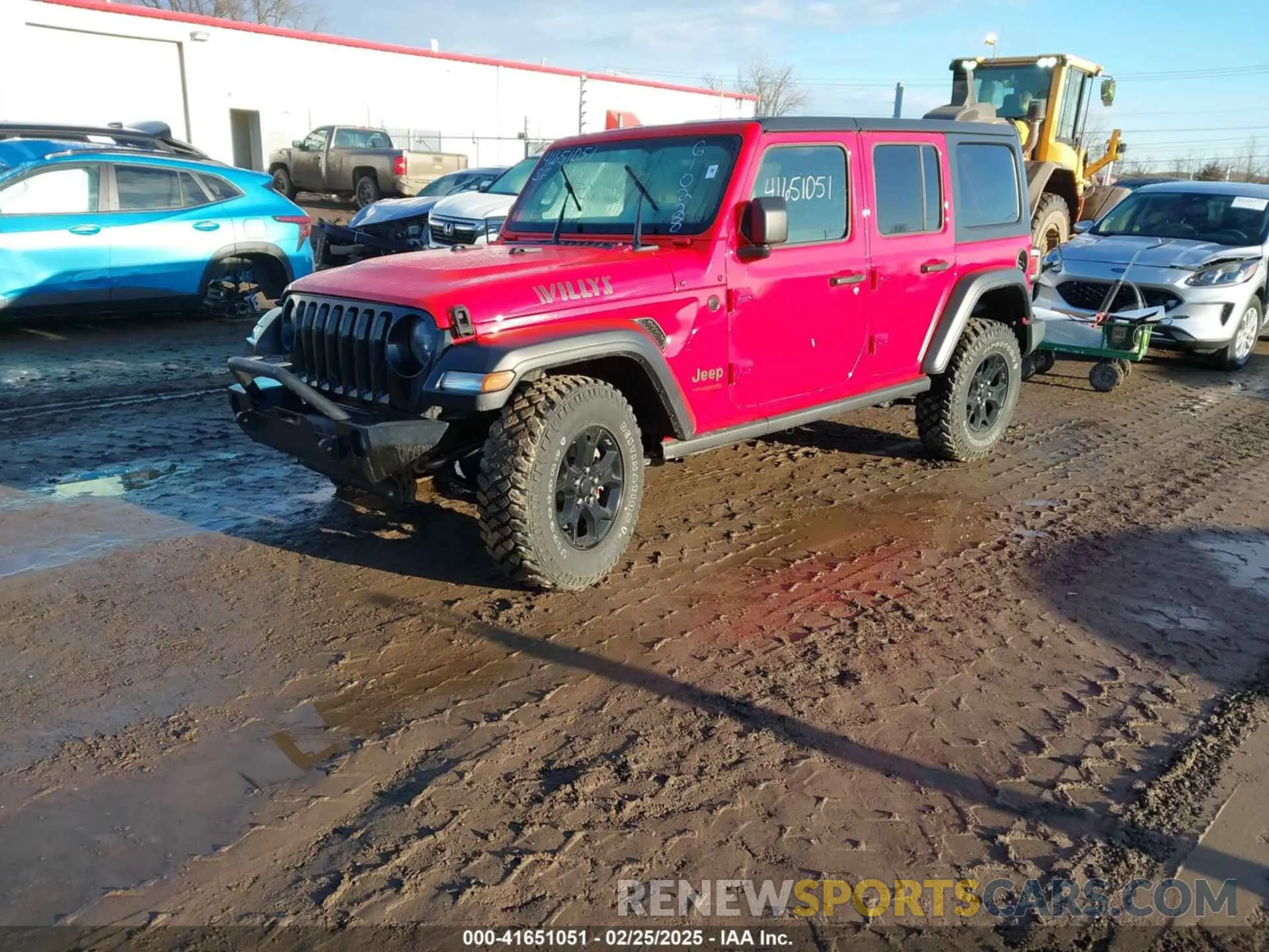 2 fotografías del automóvil dañado 1C4HJXDG6MW610228 JEEP WRANGLER UNLIMITED 2021