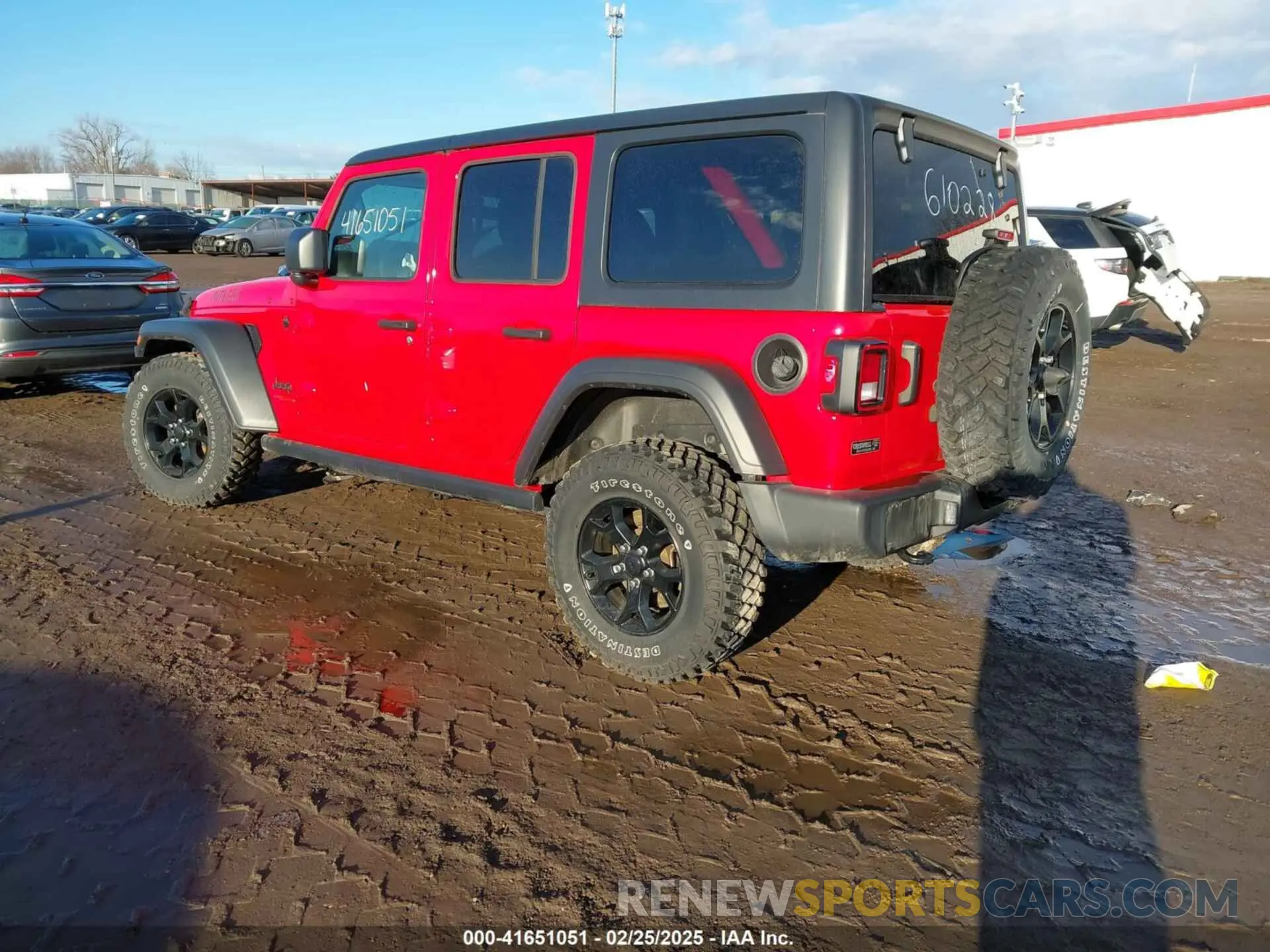 3 fotografías del automóvil dañado 1C4HJXDG6MW610228 JEEP WRANGLER UNLIMITED 2021