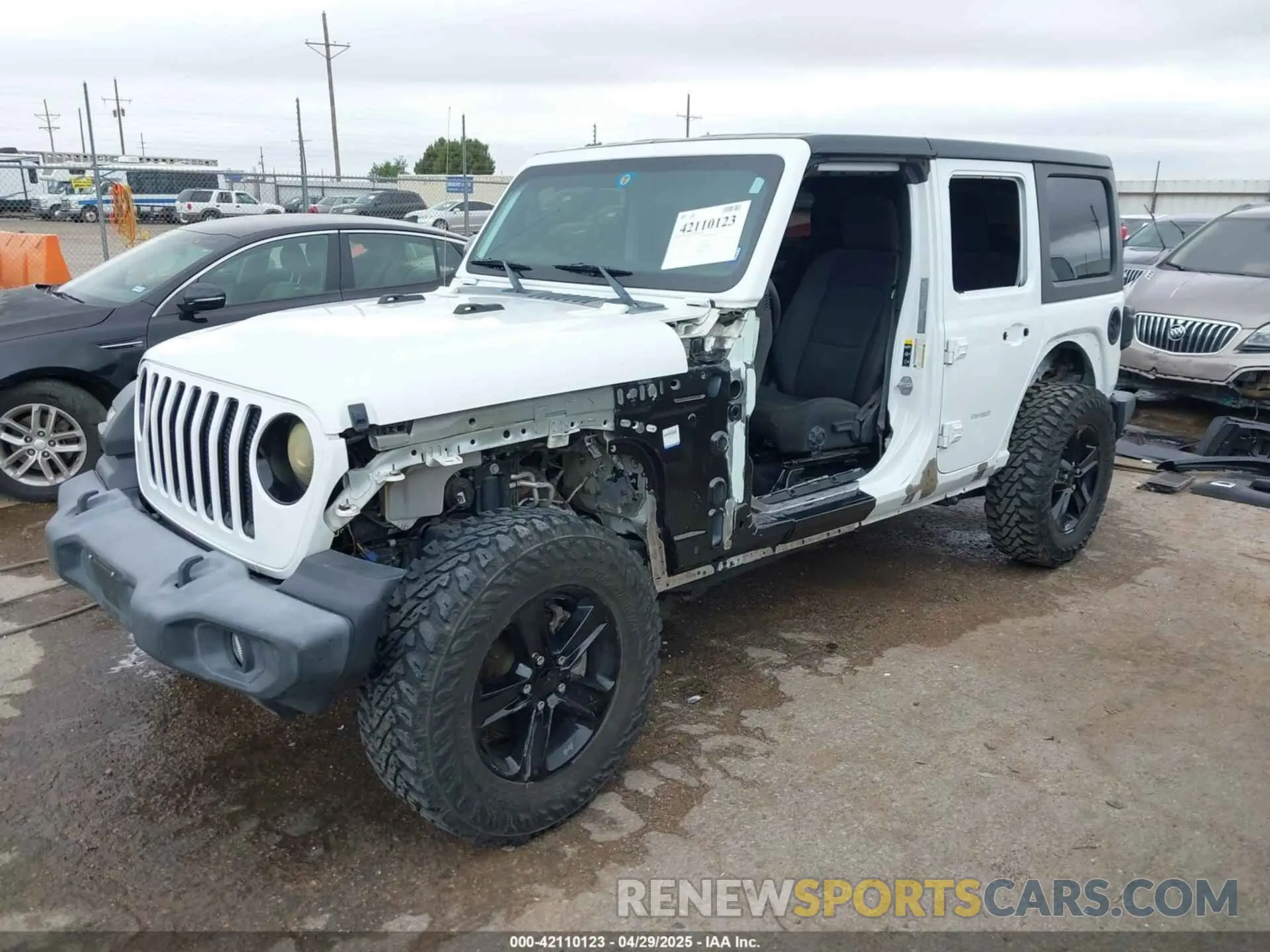 2 fotografías del automóvil dañado 1C4HJXDG8MW509322 JEEP WRANGLER UNLIMITED 2021