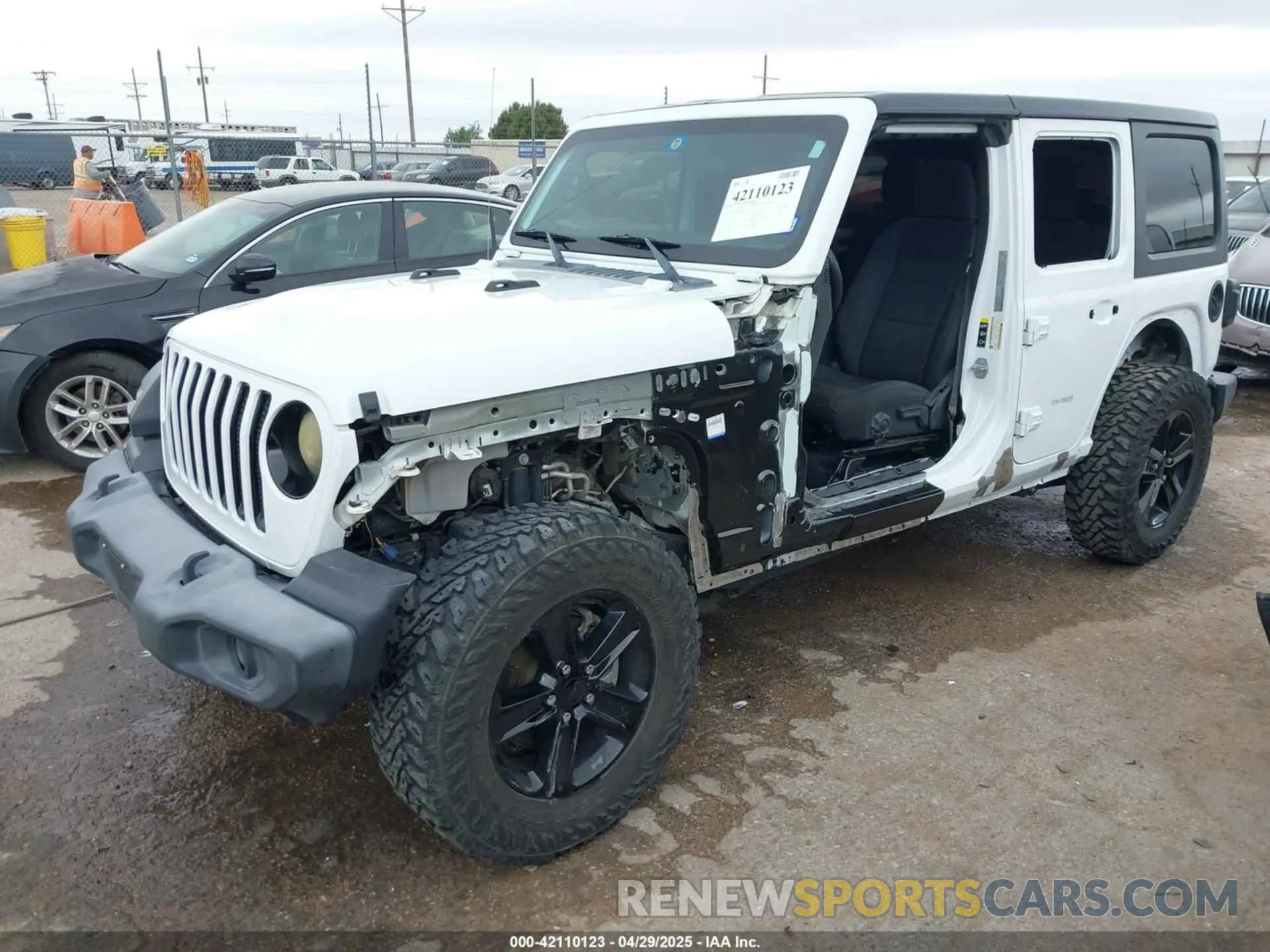 6 fotografías del automóvil dañado 1C4HJXDG8MW509322 JEEP WRANGLER UNLIMITED 2021