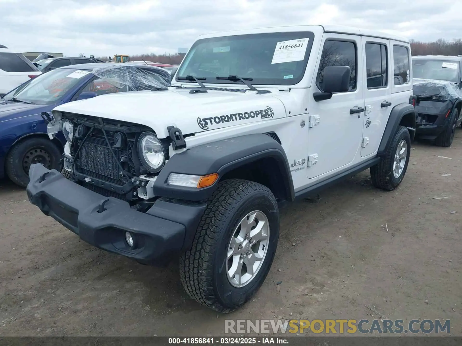 2 fotografías del automóvil dañado 1C4HJXDG8MW596171 JEEP WRANGLER UNLIMITED 2021