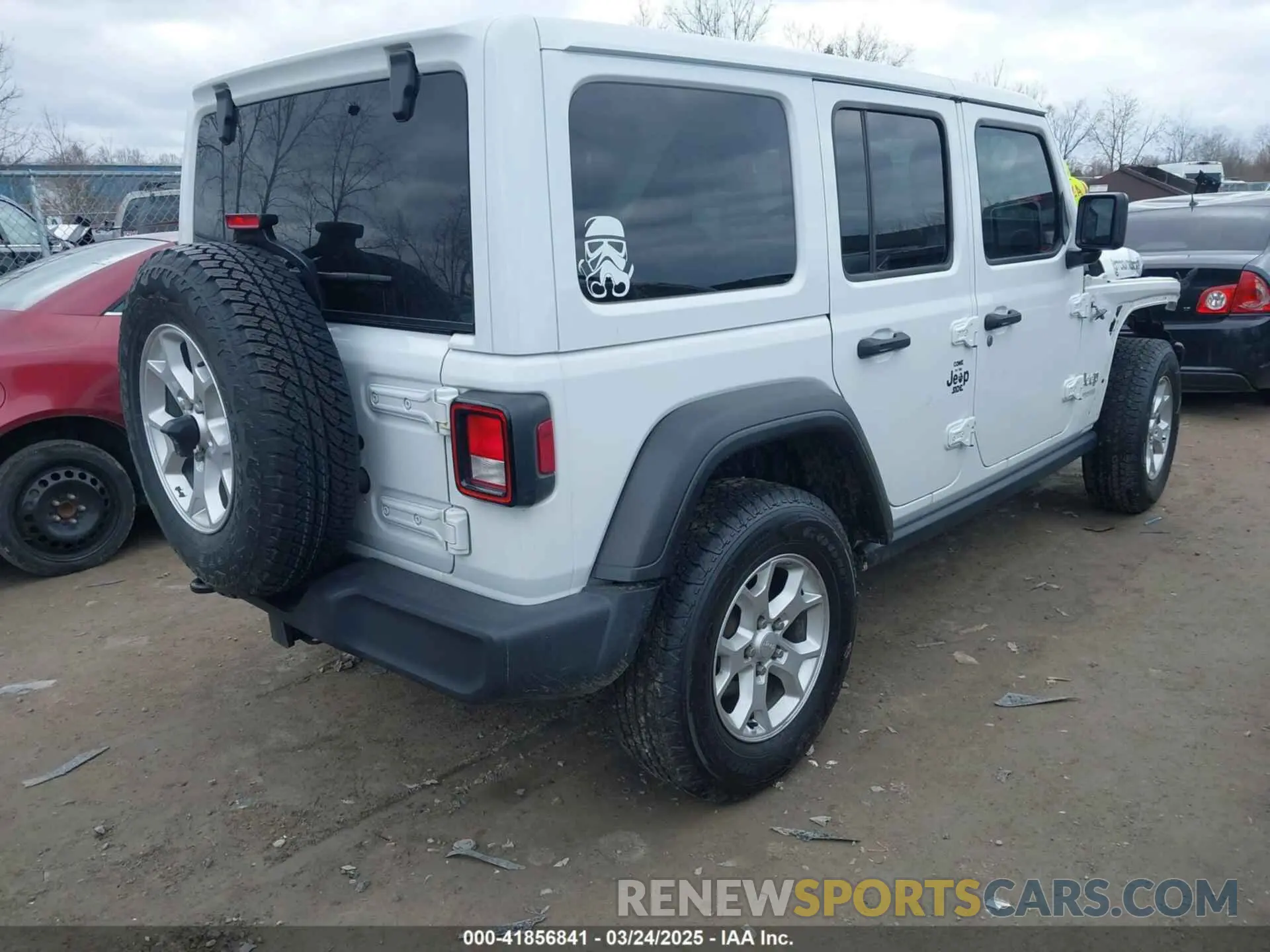 4 fotografías del automóvil dañado 1C4HJXDG8MW596171 JEEP WRANGLER UNLIMITED 2021