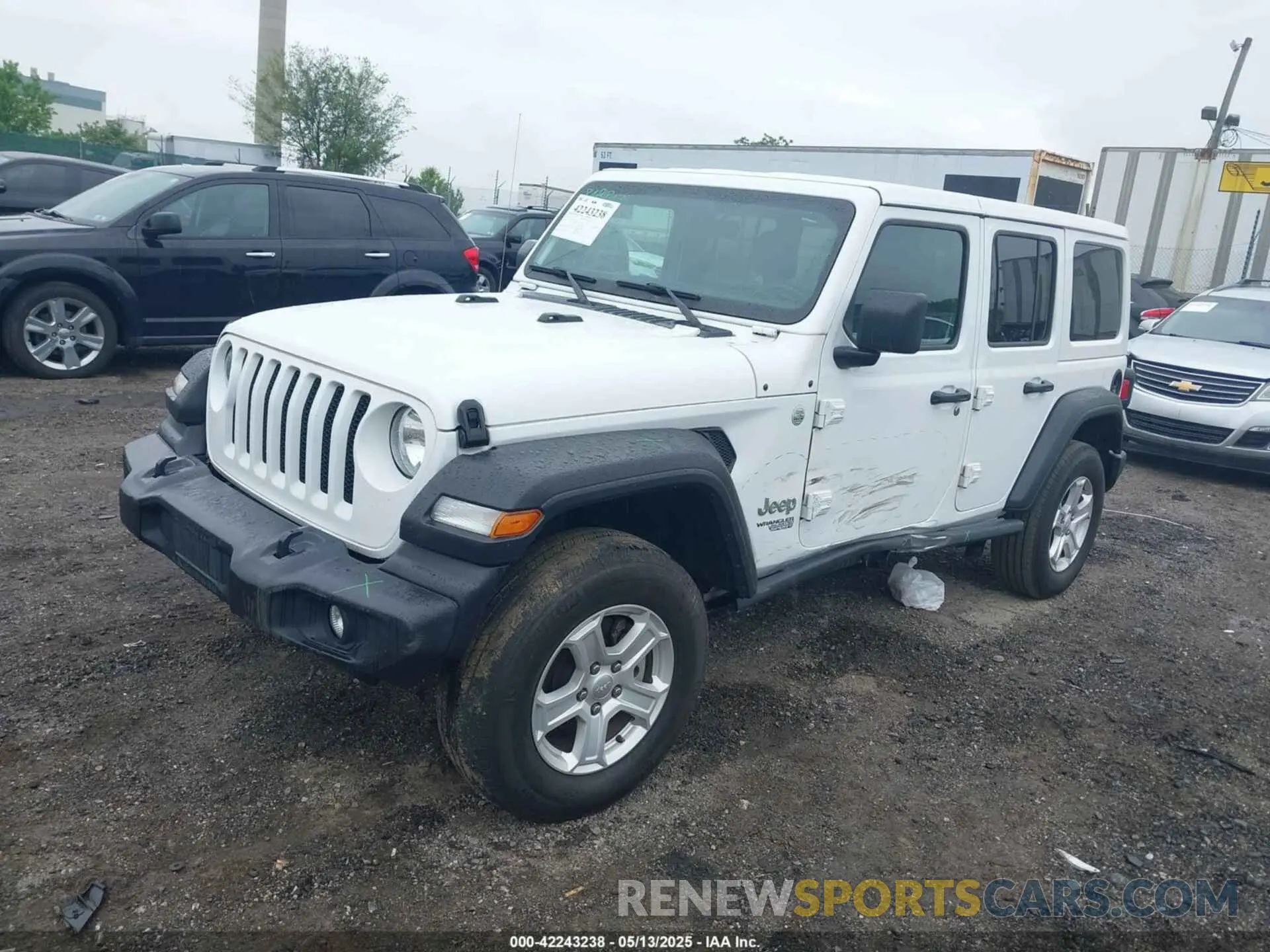 2 fotografías del automóvil dañado 1C4HJXDG9MW582361 JEEP WRANGLER UNLIMITED 2021
