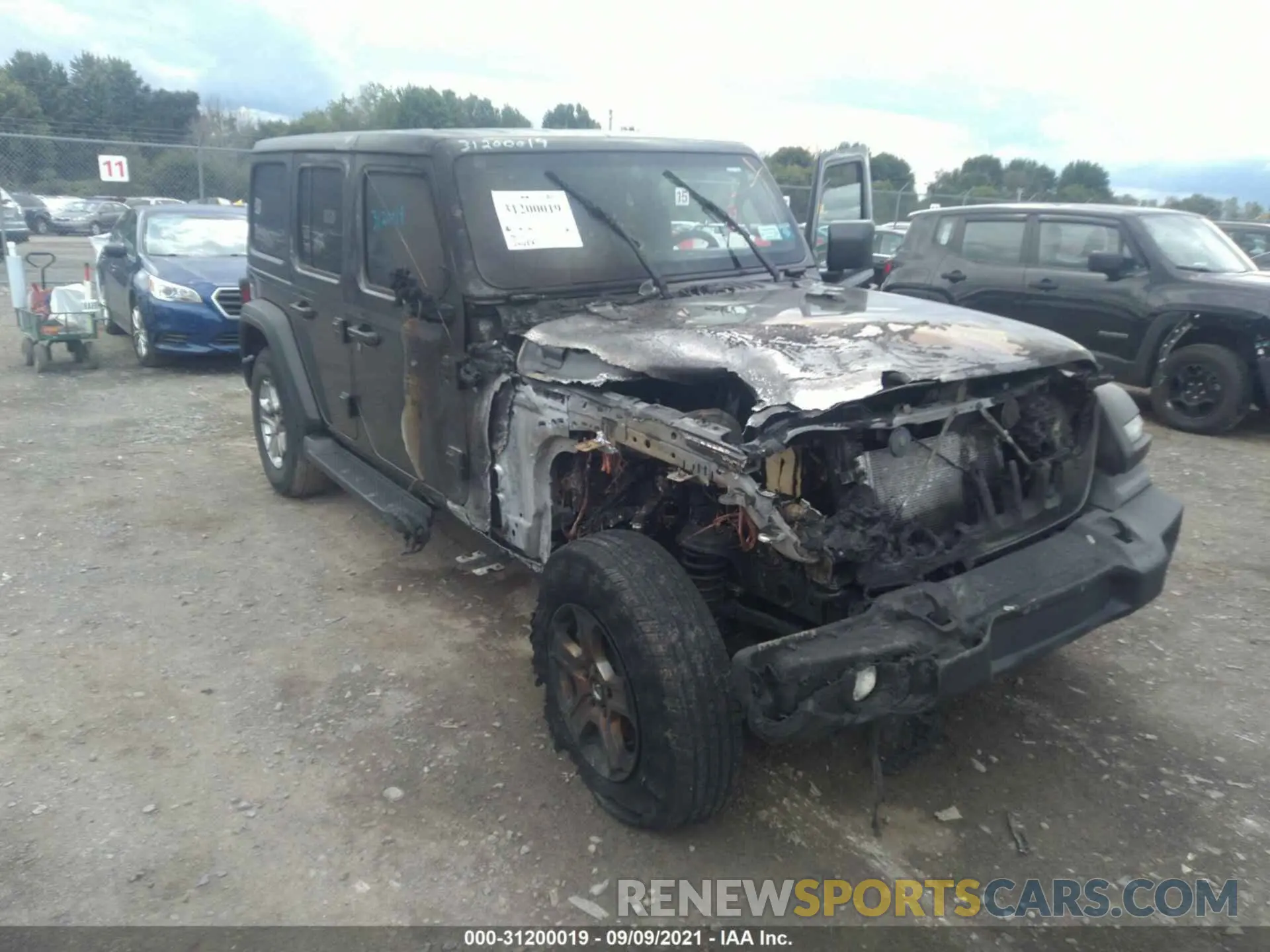 1 fotografías del automóvil dañado 1C4HJXDG9MW585597 JEEP WRANGLER UNLIMITED 2021