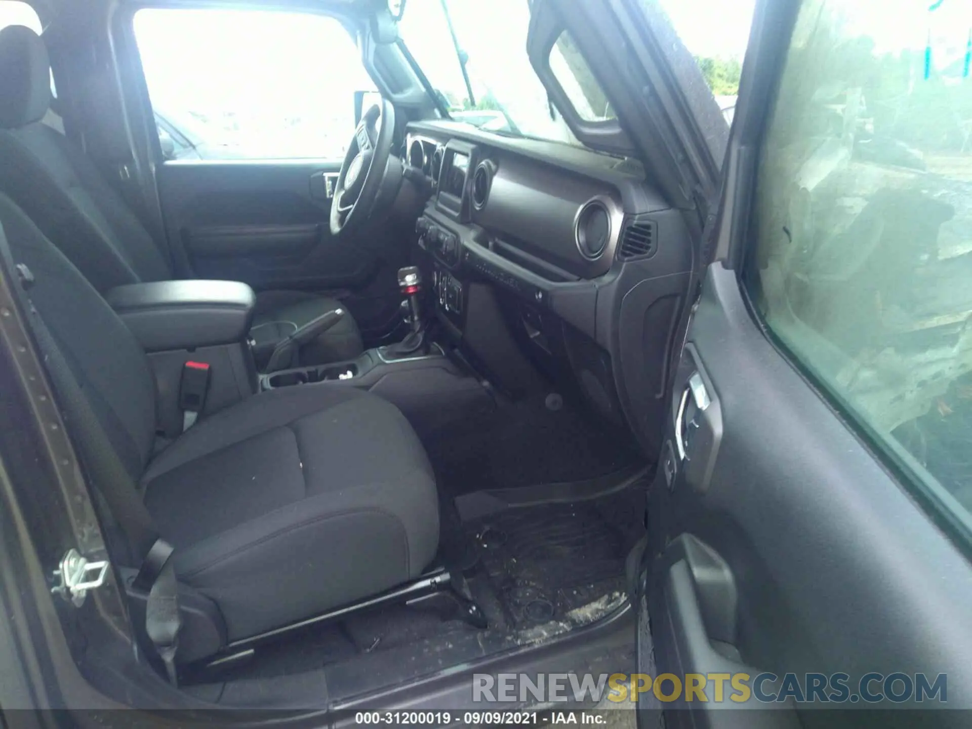 5 fotografías del automóvil dañado 1C4HJXDG9MW585597 JEEP WRANGLER UNLIMITED 2021