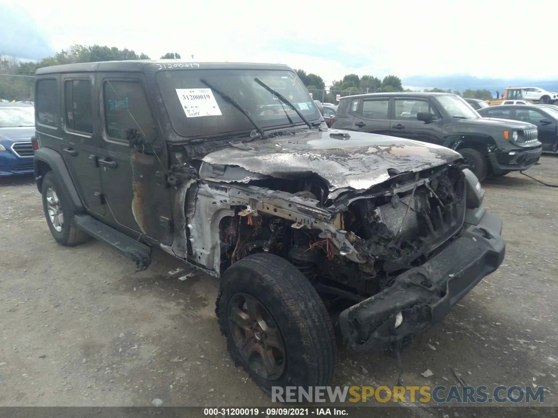 6 fotografías del automóvil dañado 1C4HJXDG9MW585597 JEEP WRANGLER UNLIMITED 2021