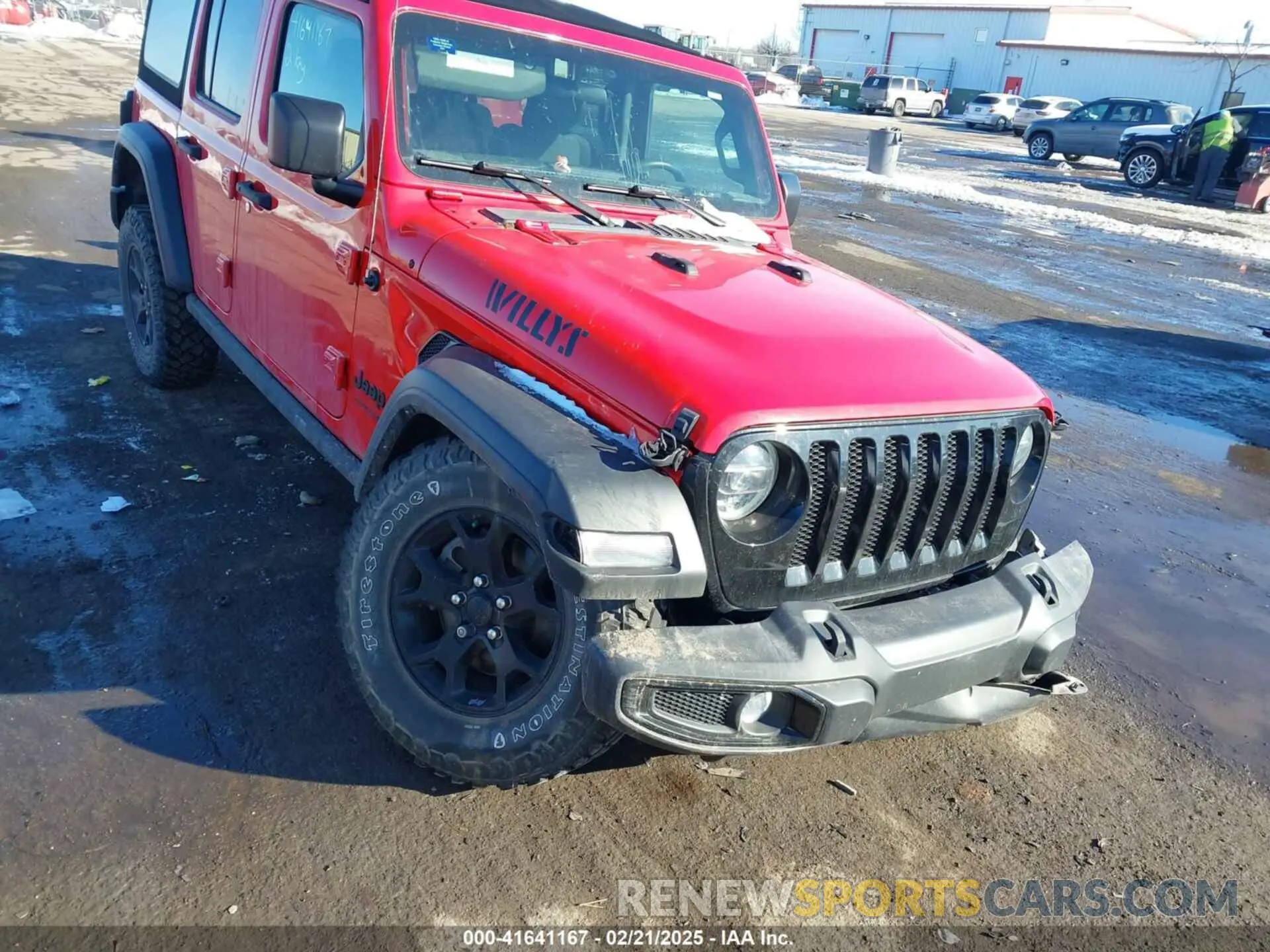 1 fotografías del automóvil dañado 1C4HJXDG9MW754873 JEEP WRANGLER UNLIMITED 2021