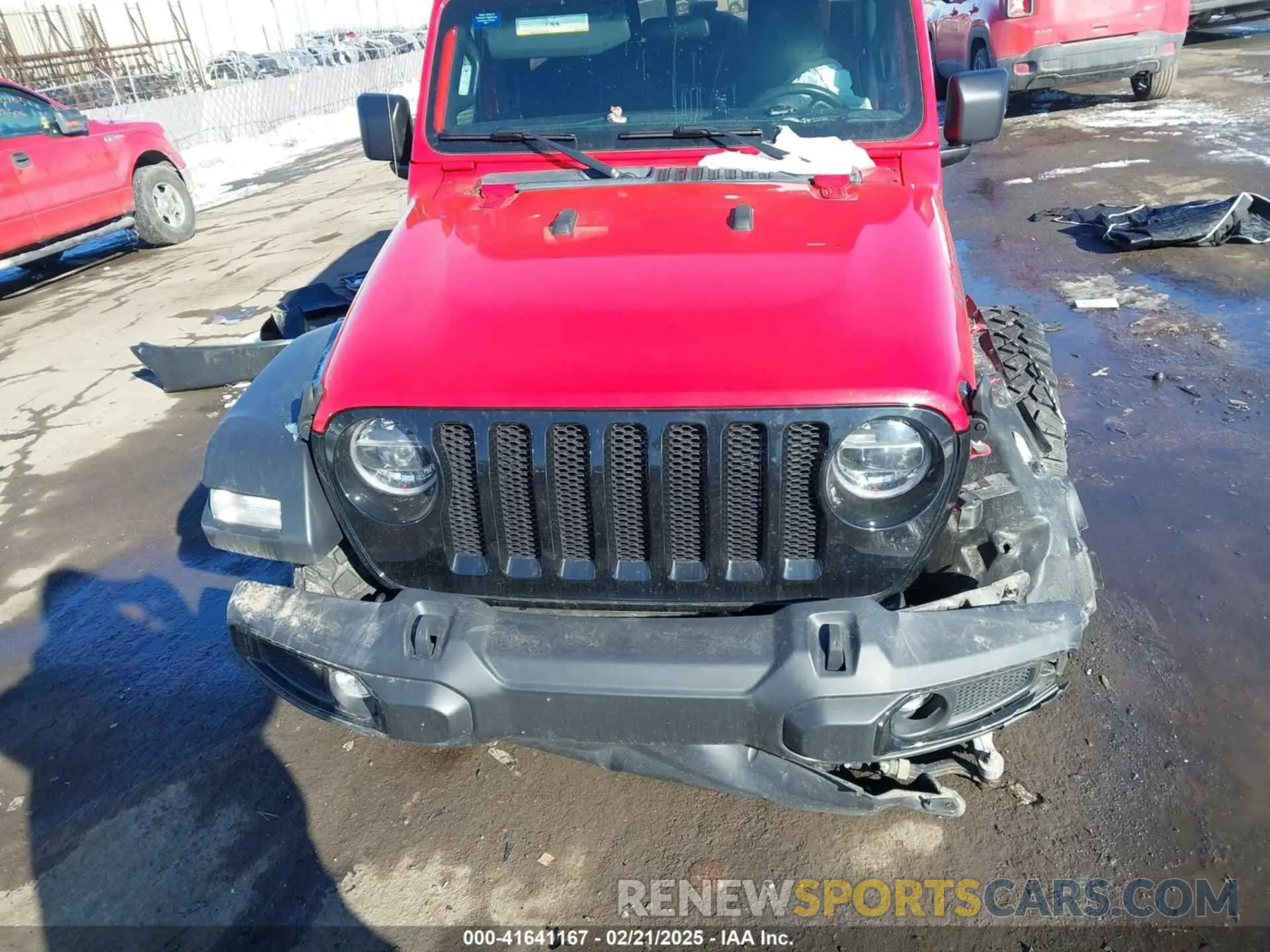 12 fotografías del automóvil dañado 1C4HJXDG9MW754873 JEEP WRANGLER UNLIMITED 2021