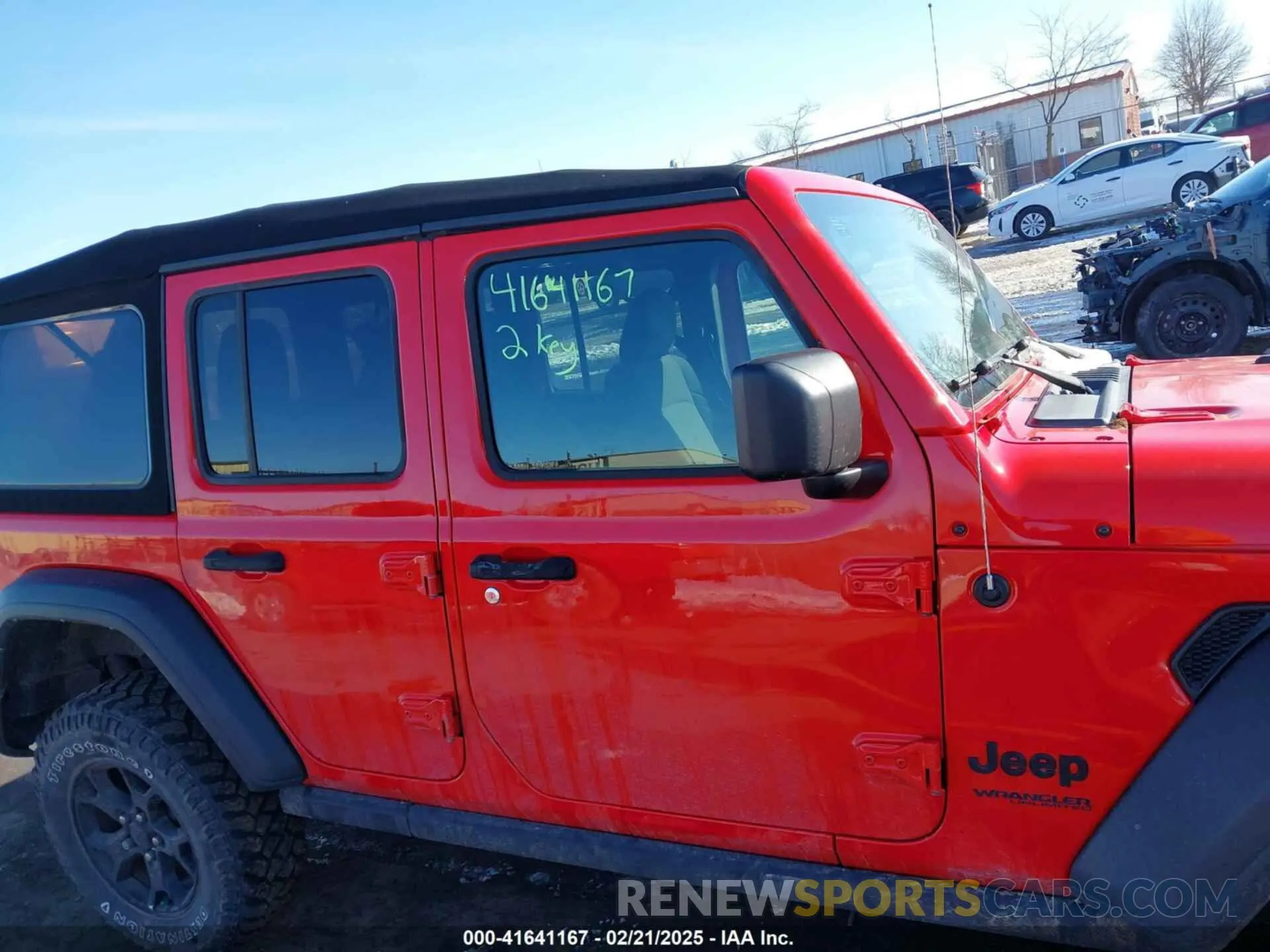 13 fotografías del automóvil dañado 1C4HJXDG9MW754873 JEEP WRANGLER UNLIMITED 2021