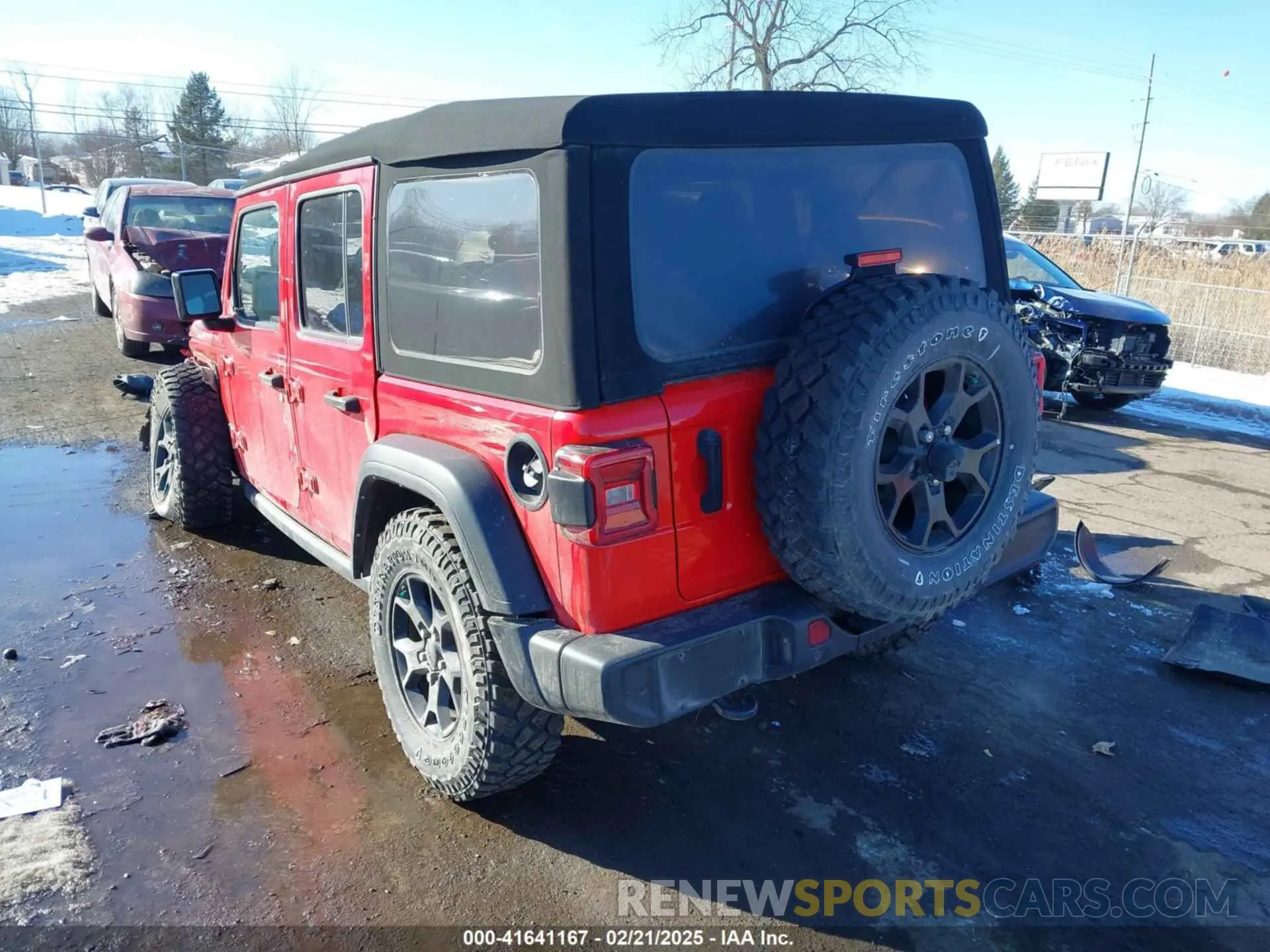 3 fotografías del automóvil dañado 1C4HJXDG9MW754873 JEEP WRANGLER UNLIMITED 2021
