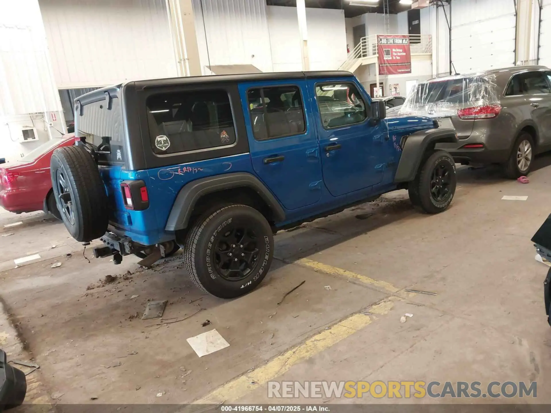4 fotografías del automóvil dañado 1C4HJXDG9MW797013 JEEP WRANGLER UNLIMITED 2021