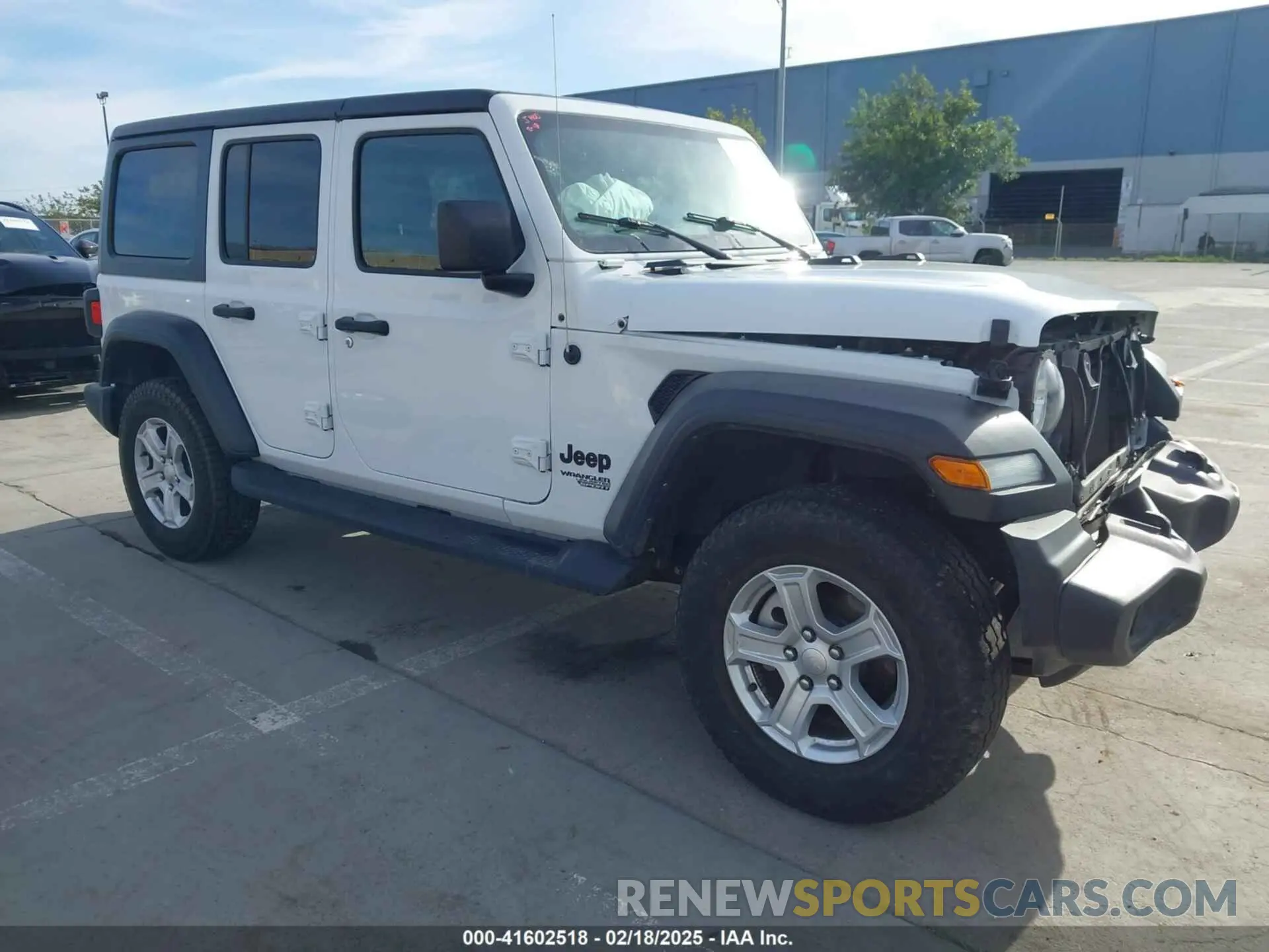 1 fotografías del automóvil dañado 1C4HJXDG9MW829362 JEEP WRANGLER UNLIMITED 2021