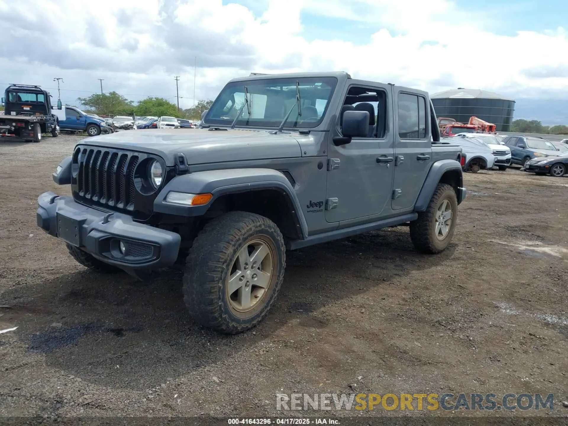 2 fotografías del automóvil dañado 1C4HJXDGXMW763324 JEEP WRANGLER UNLIMITED 2021