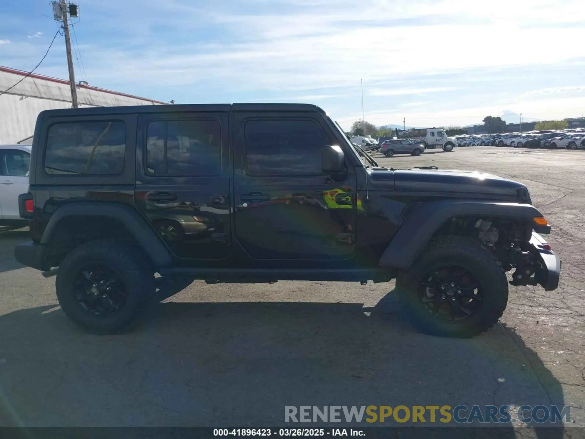 13 fotografías del automóvil dañado 1C4HJXDM0MW683276 JEEP WRANGLER UNLIMITED 2021