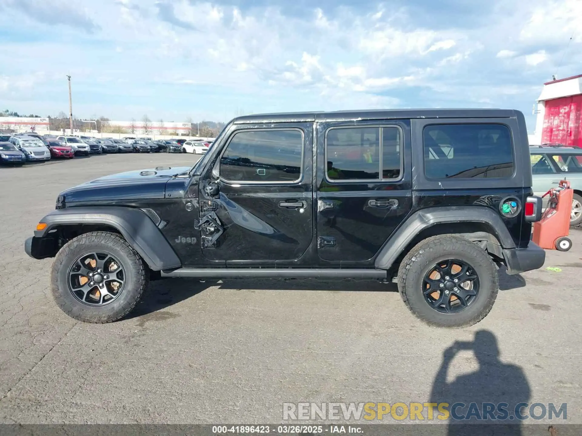 14 fotografías del automóvil dañado 1C4HJXDM0MW683276 JEEP WRANGLER UNLIMITED 2021