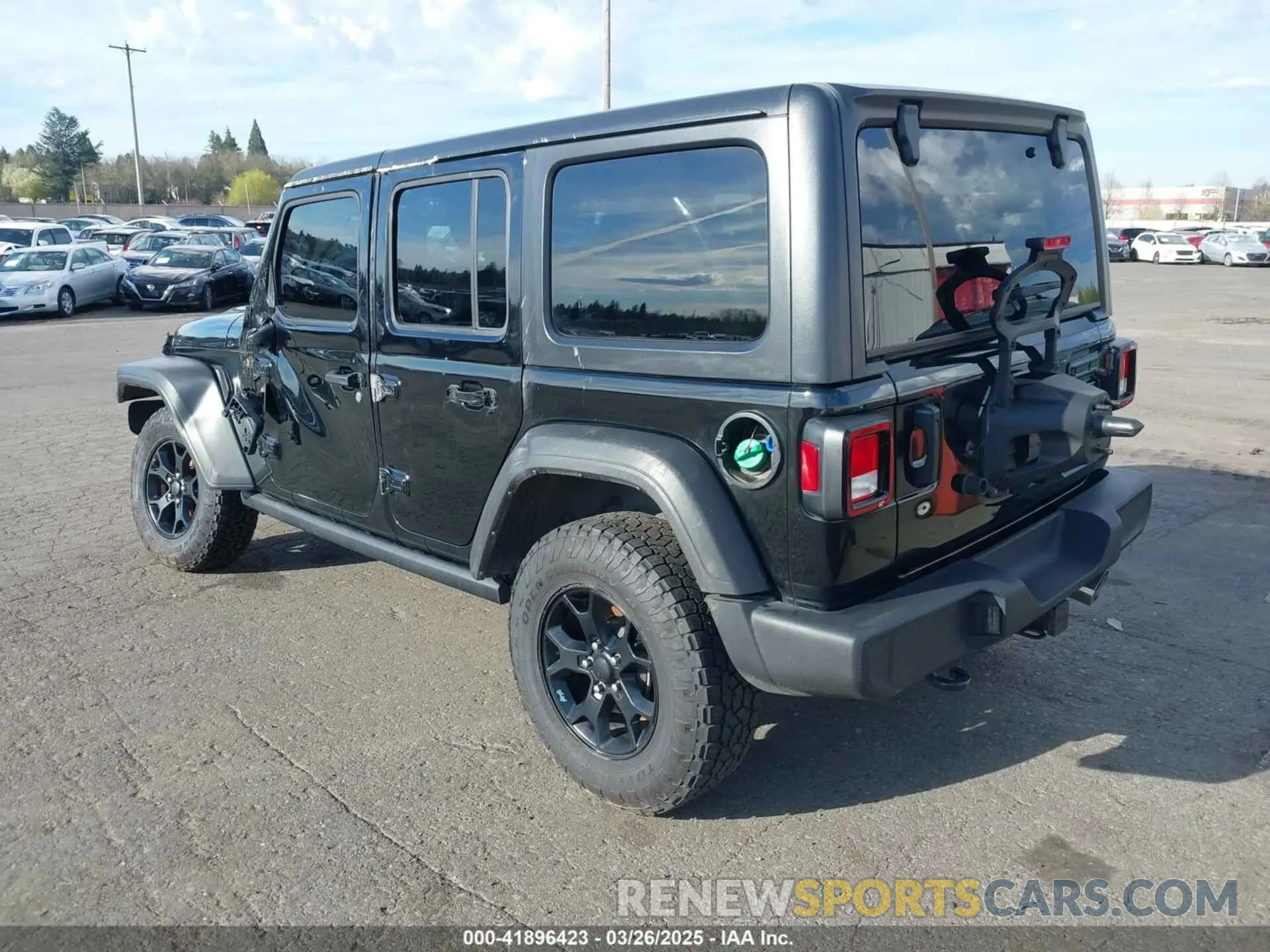 3 fotografías del automóvil dañado 1C4HJXDM0MW683276 JEEP WRANGLER UNLIMITED 2021