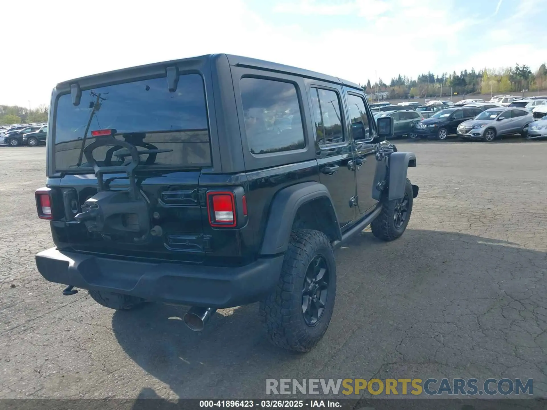 4 fotografías del automóvil dañado 1C4HJXDM0MW683276 JEEP WRANGLER UNLIMITED 2021