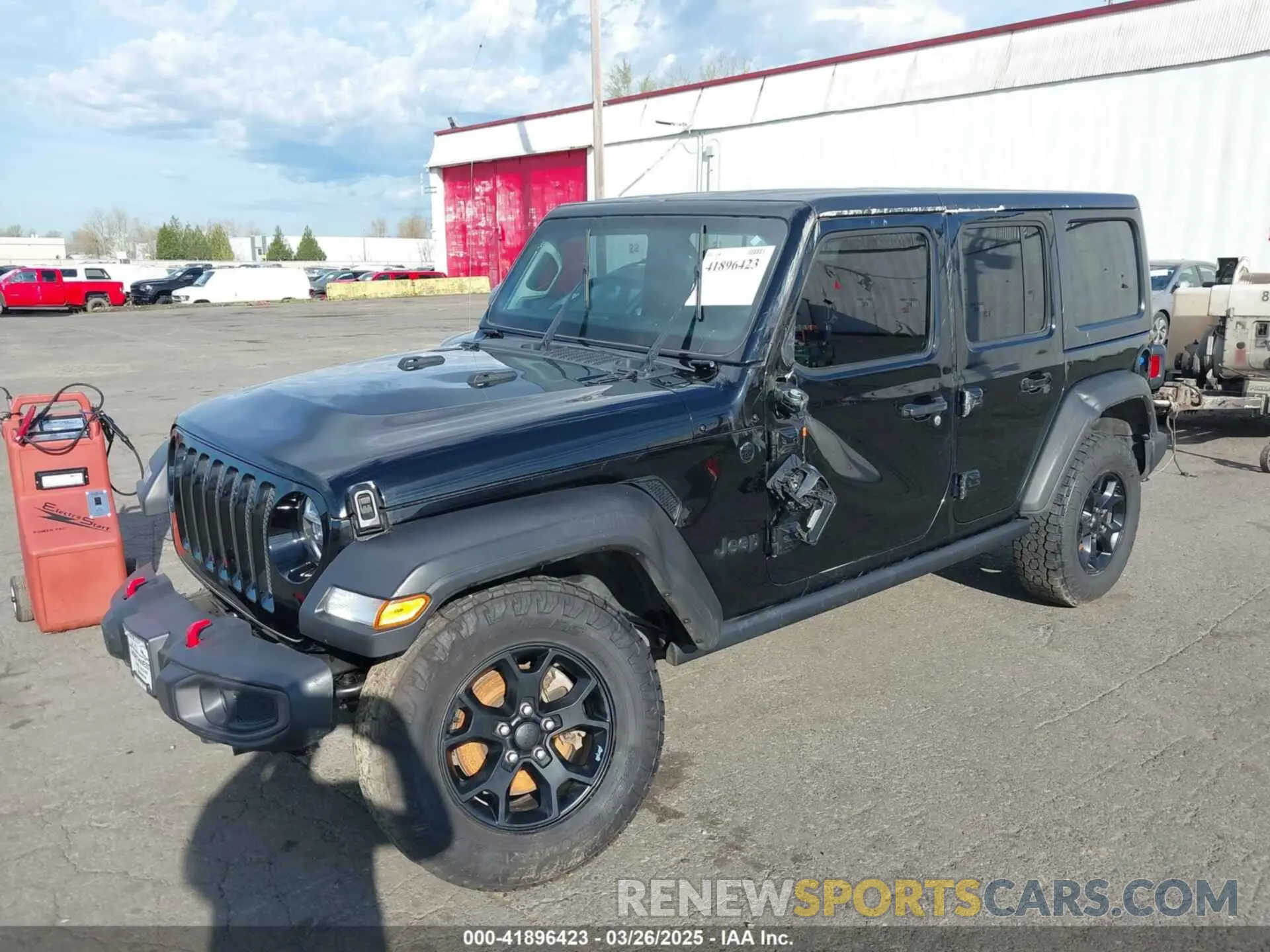 6 fotografías del automóvil dañado 1C4HJXDM0MW683276 JEEP WRANGLER UNLIMITED 2021