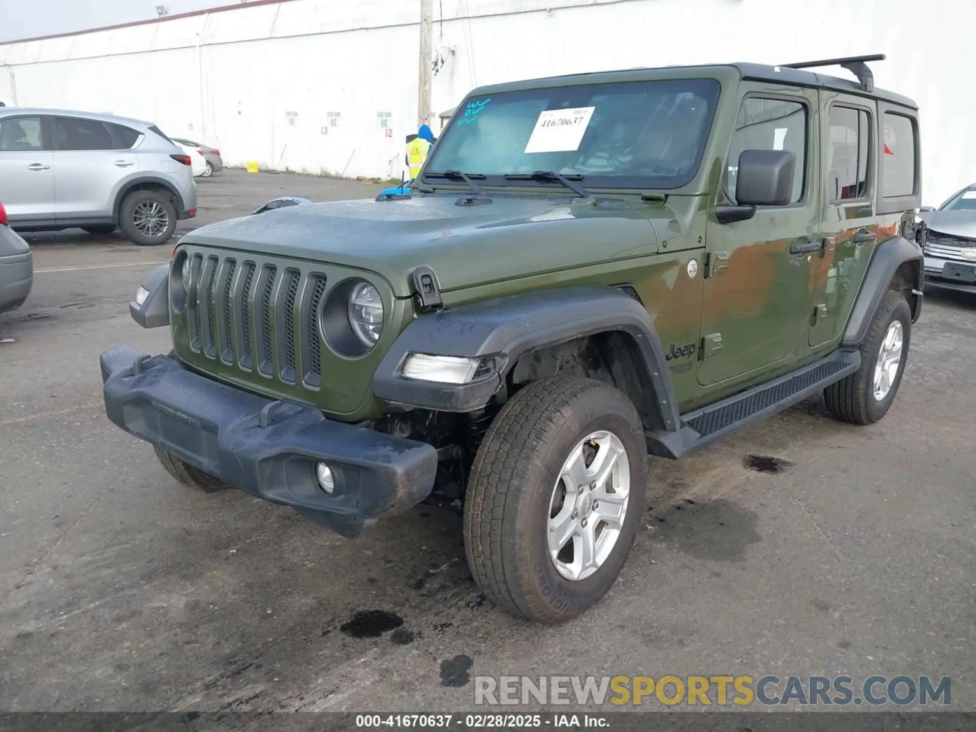 2 fotografías del automóvil dañado 1C4HJXDM1MW812674 JEEP WRANGLER UNLIMITED 2021