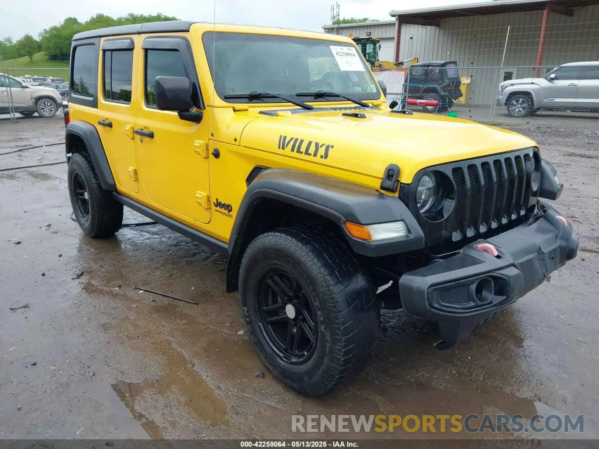 1 fotografías del automóvil dañado 1C4HJXDMXMW707745 JEEP WRANGLER UNLIMITED 2021