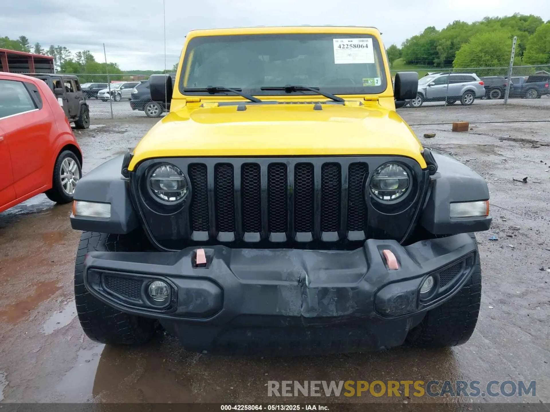 12 fotografías del automóvil dañado 1C4HJXDMXMW707745 JEEP WRANGLER UNLIMITED 2021