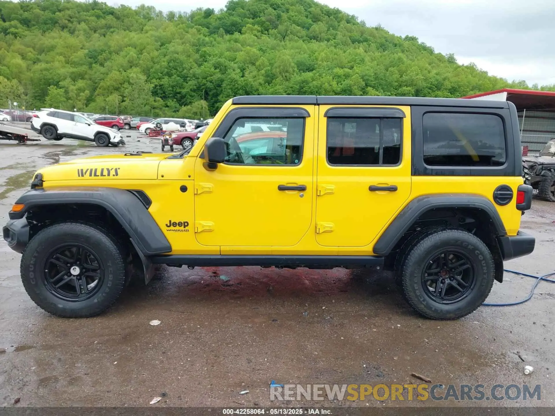 14 fotografías del automóvil dañado 1C4HJXDMXMW707745 JEEP WRANGLER UNLIMITED 2021