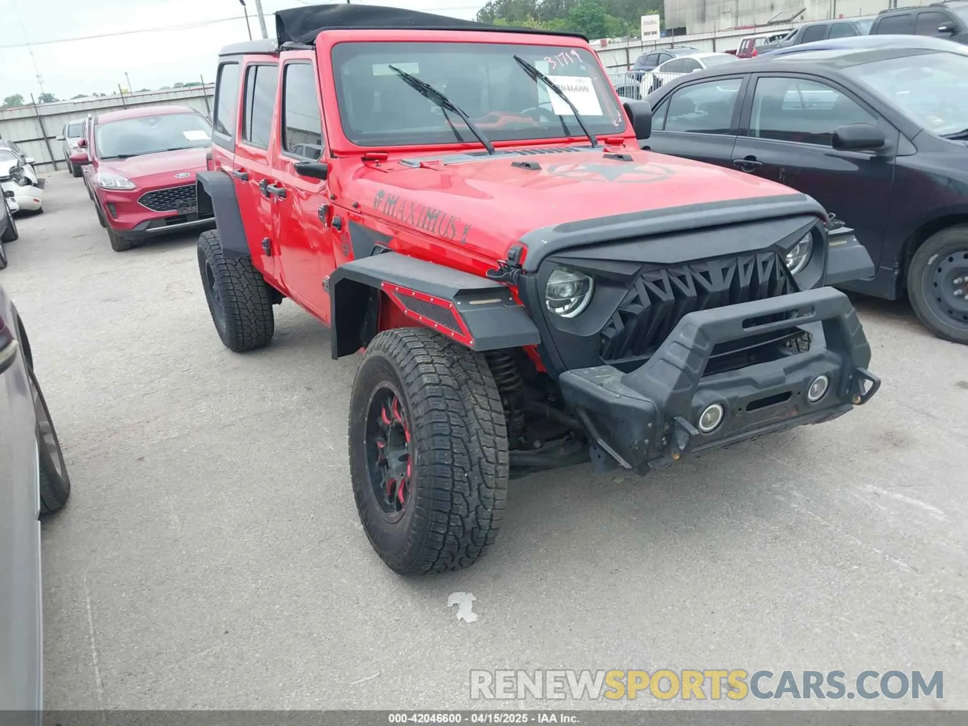 1 fotografías del automóvil dañado 1C4HJXDN0MW632238 JEEP WRANGLER UNLIMITED 2021
