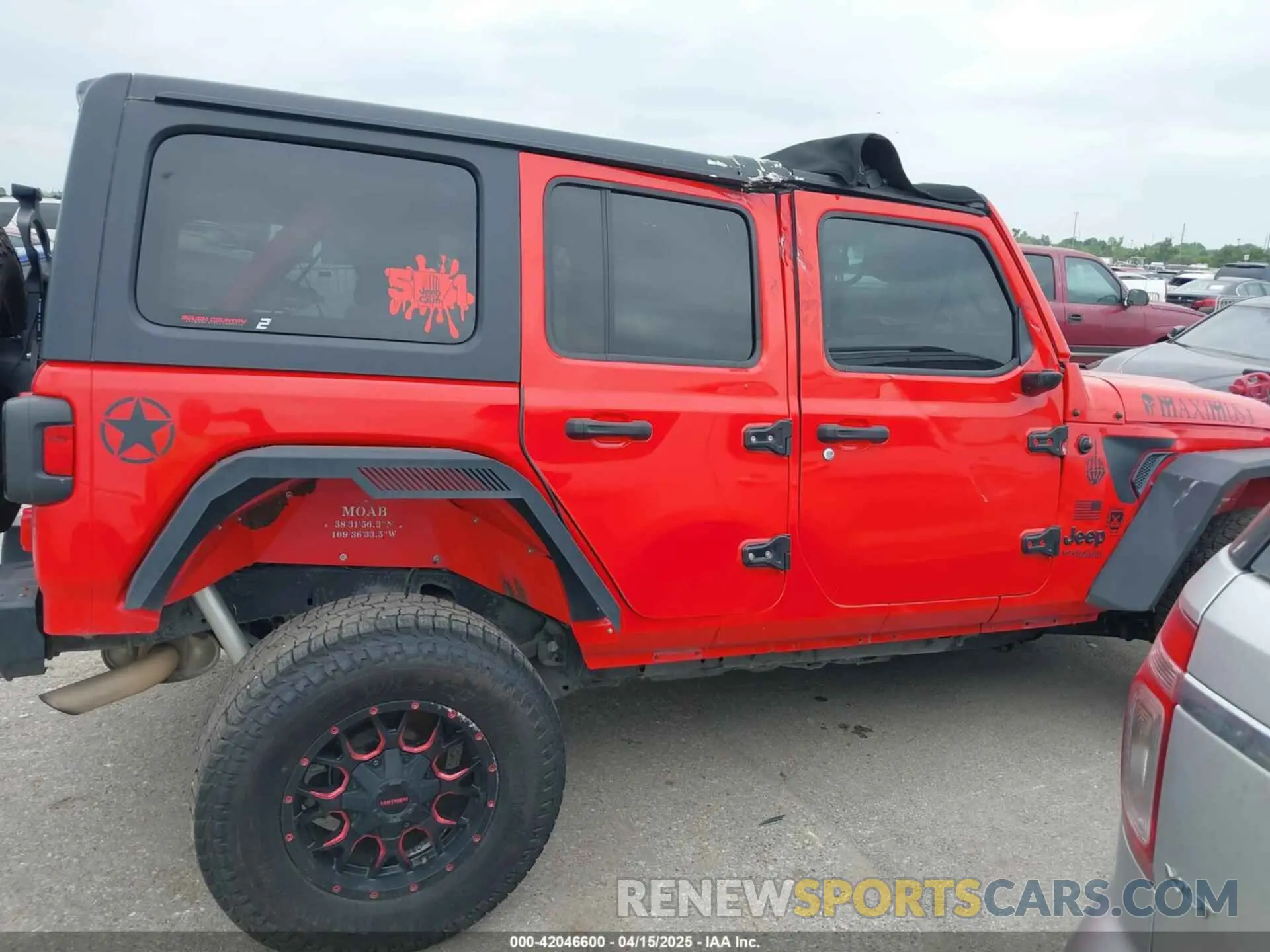 13 fotografías del automóvil dañado 1C4HJXDN0MW632238 JEEP WRANGLER UNLIMITED 2021