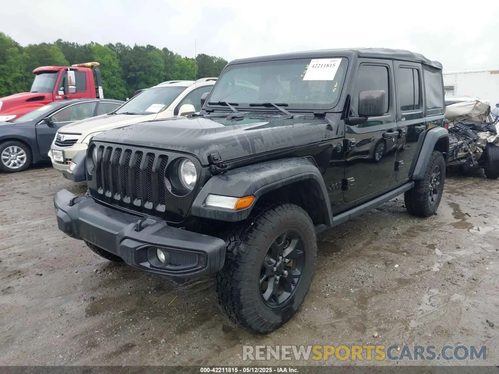 2 fotografías del automóvil dañado 1C4HJXDN0MW678801 JEEP WRANGLER UNLIMITED 2021