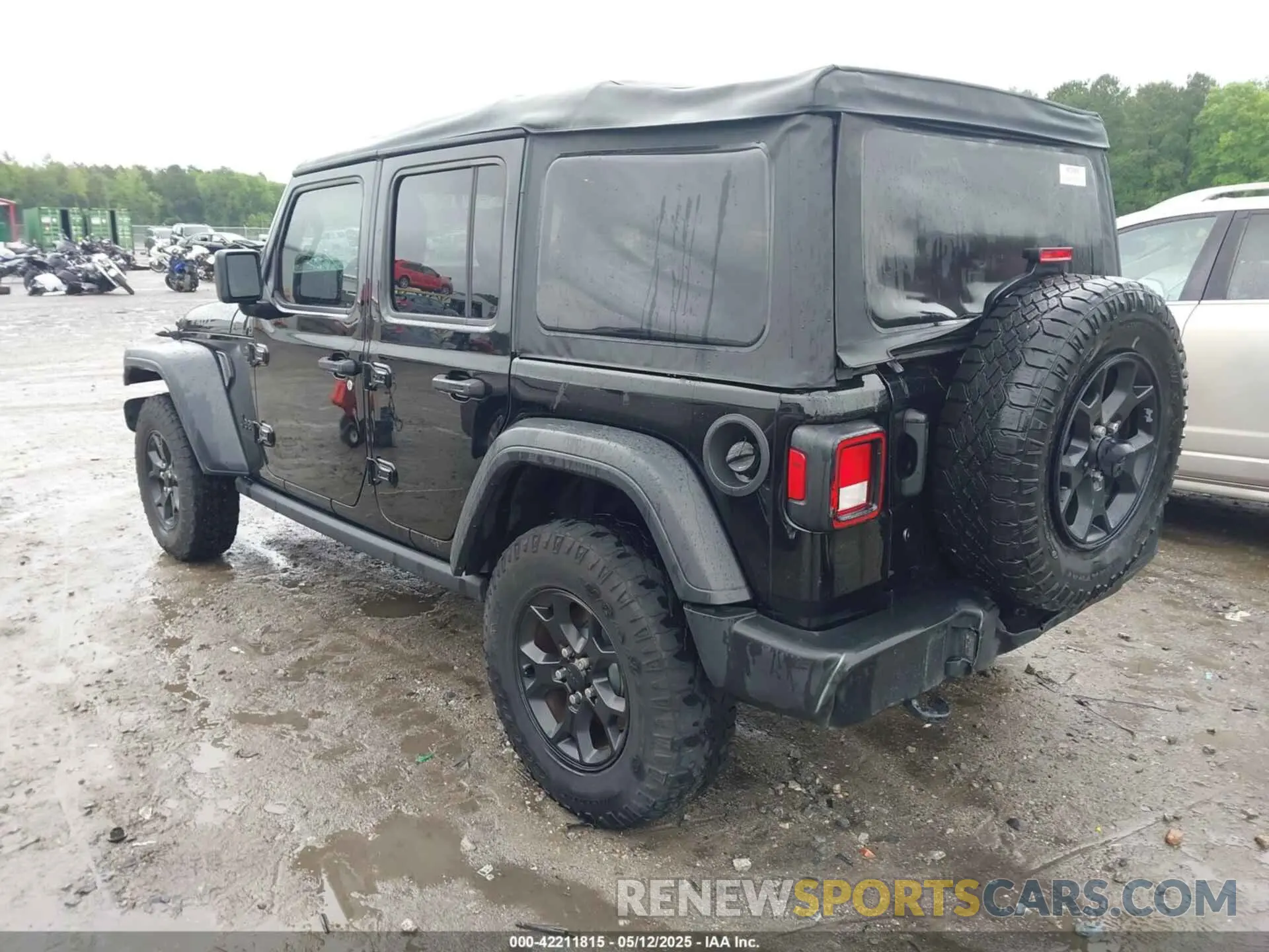 3 fotografías del automóvil dañado 1C4HJXDN0MW678801 JEEP WRANGLER UNLIMITED 2021