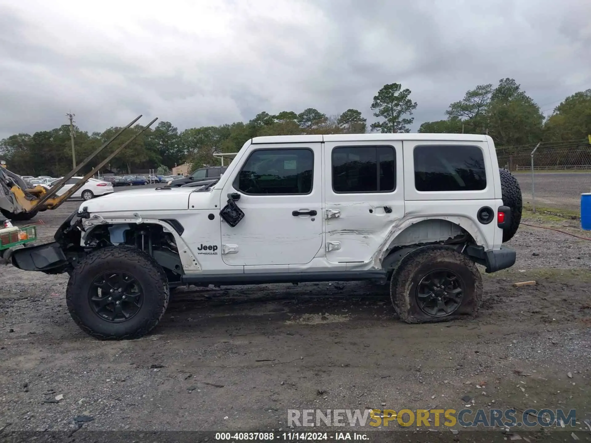 14 fotografías del automóvil dañado 1C4HJXDN0MW685716 JEEP WRANGLER UNLIMITED 2021