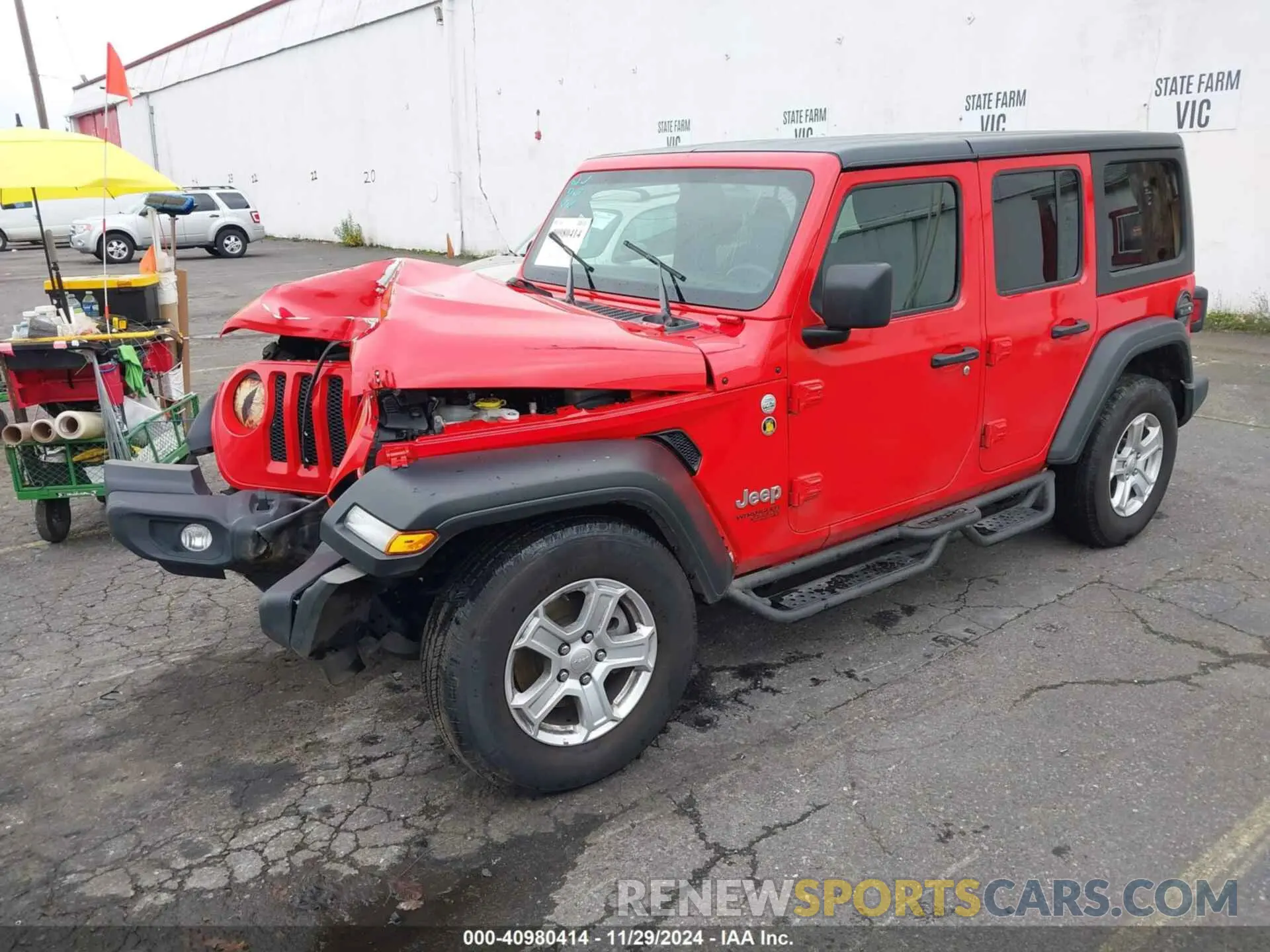 2 fotografías del automóvil dañado 1C4HJXDN1MW531032 JEEP WRANGLER UNLIMITED 2021