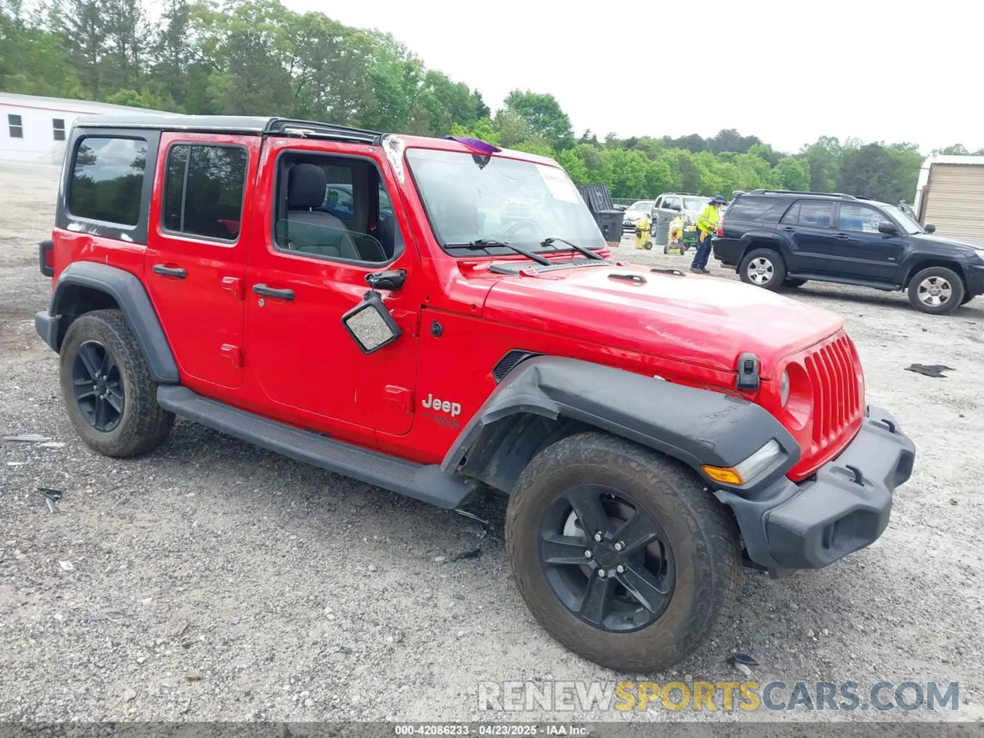 1 fotografías del automóvil dañado 1C4HJXDN1MW544637 JEEP WRANGLER UNLIMITED 2021