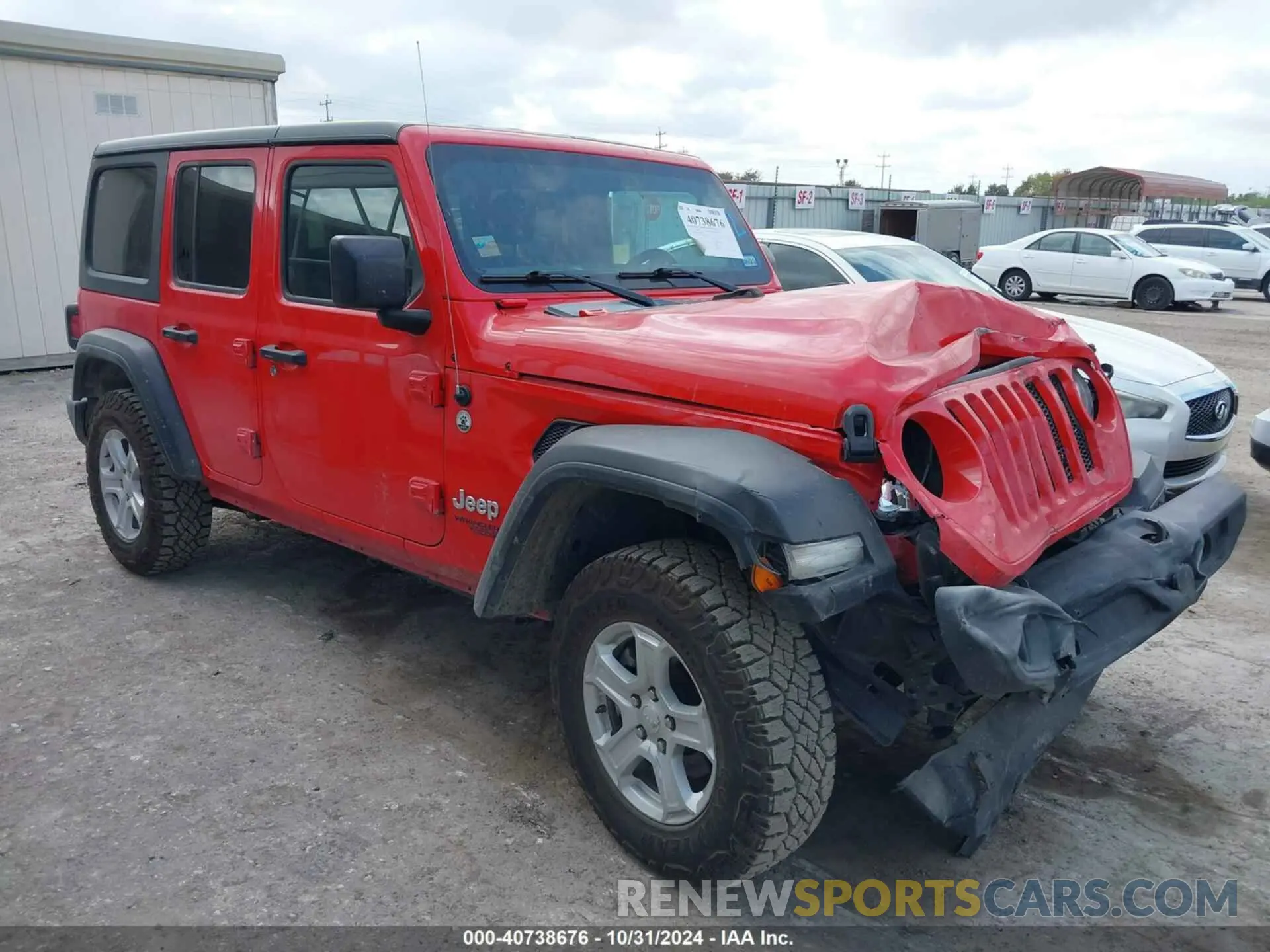 1 fotografías del automóvil dañado 1C4HJXDN1MW630837 JEEP WRANGLER UNLIMITED 2021