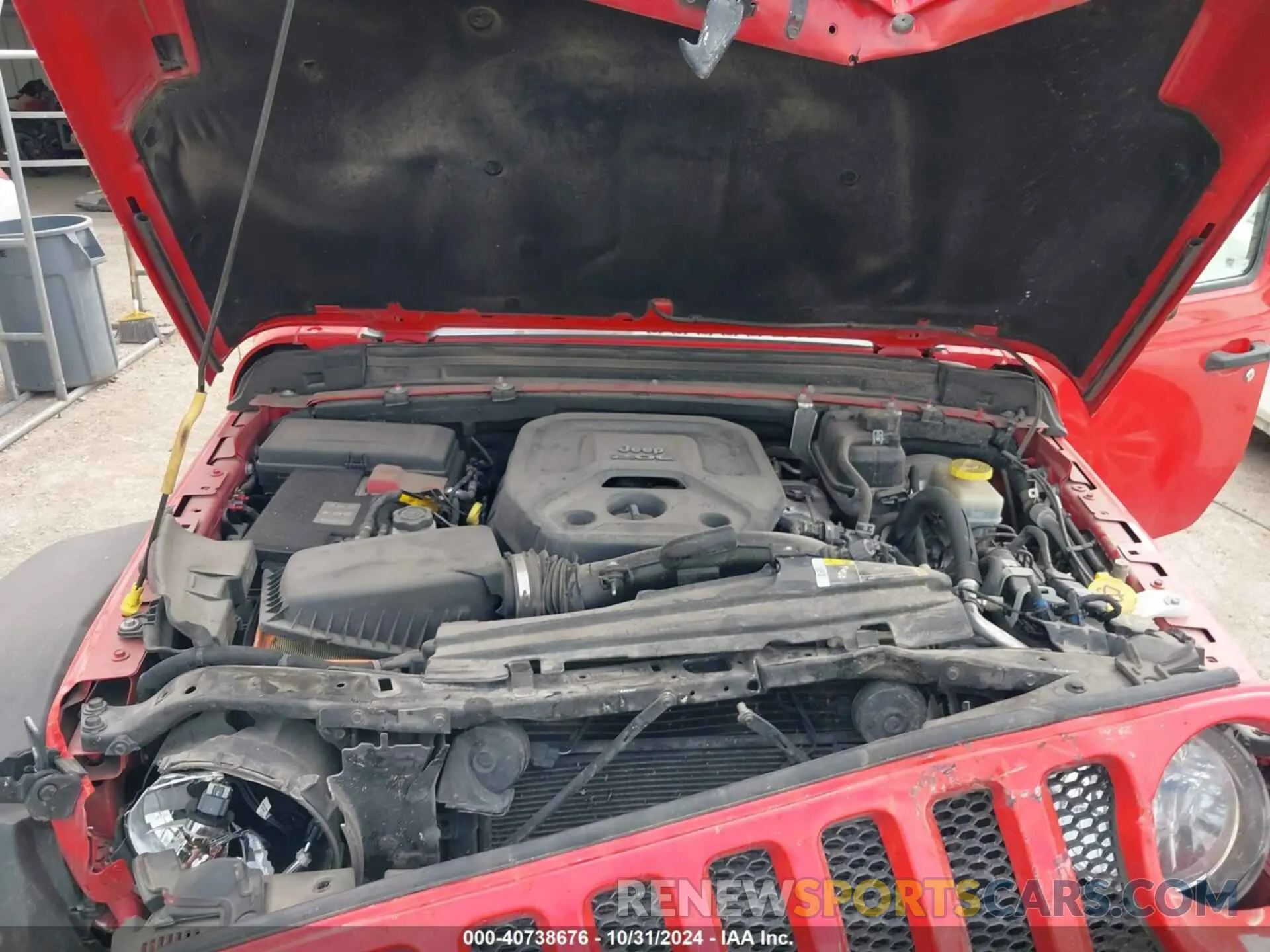 10 fotografías del automóvil dañado 1C4HJXDN1MW630837 JEEP WRANGLER UNLIMITED 2021