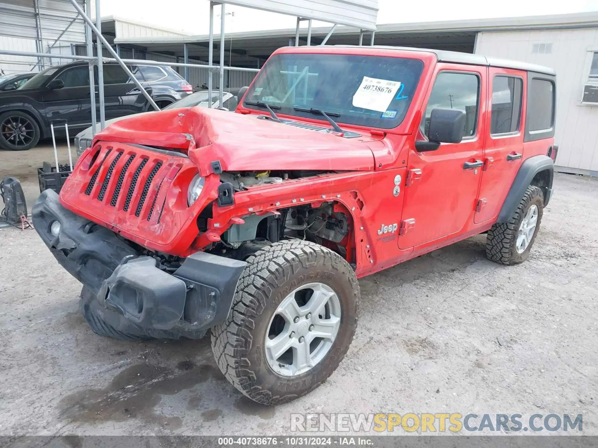 2 fotografías del automóvil dañado 1C4HJXDN1MW630837 JEEP WRANGLER UNLIMITED 2021