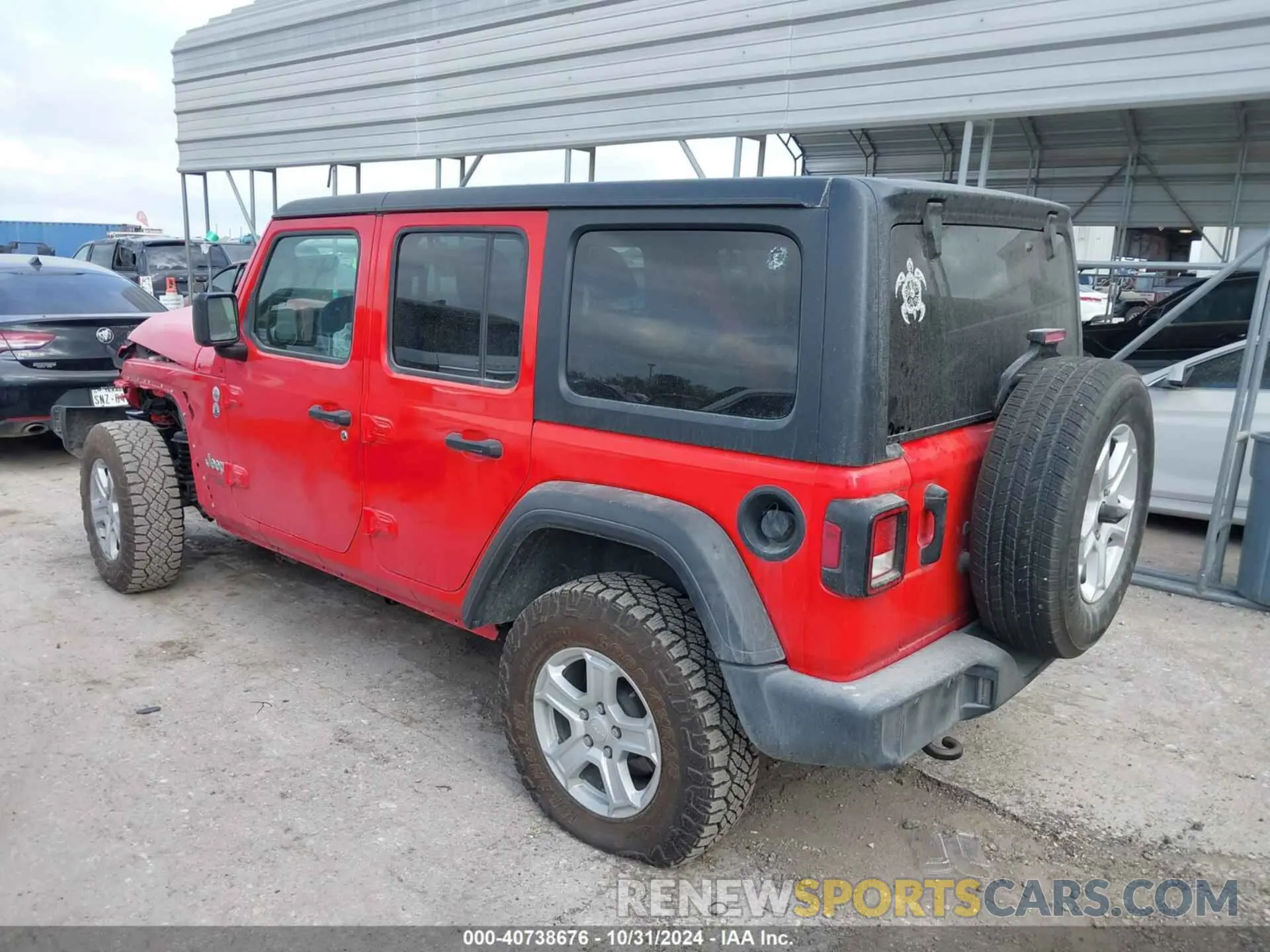 3 fotografías del automóvil dañado 1C4HJXDN1MW630837 JEEP WRANGLER UNLIMITED 2021