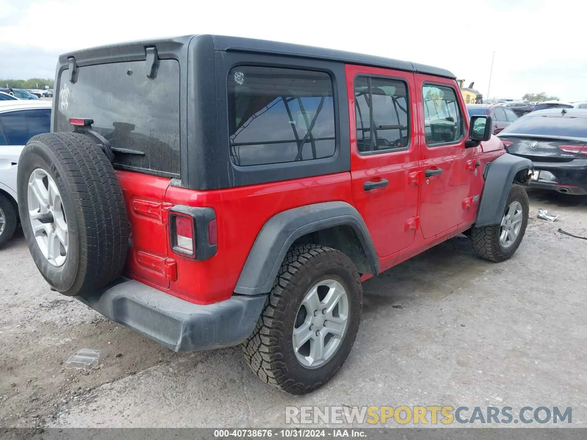 4 fotografías del automóvil dañado 1C4HJXDN1MW630837 JEEP WRANGLER UNLIMITED 2021
