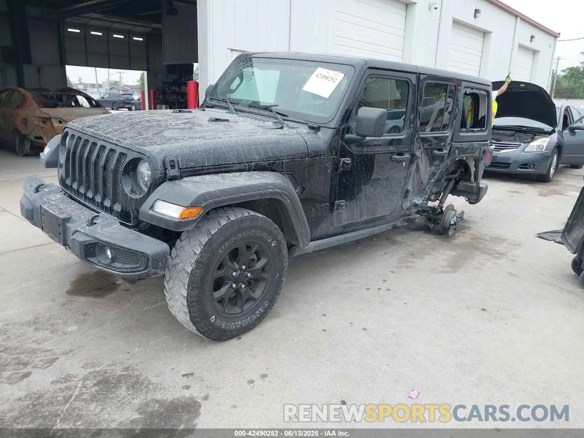 2 fotografías del automóvil dañado 1C4HJXDN1MW660579 JEEP WRANGLER UNLIMITED 2021