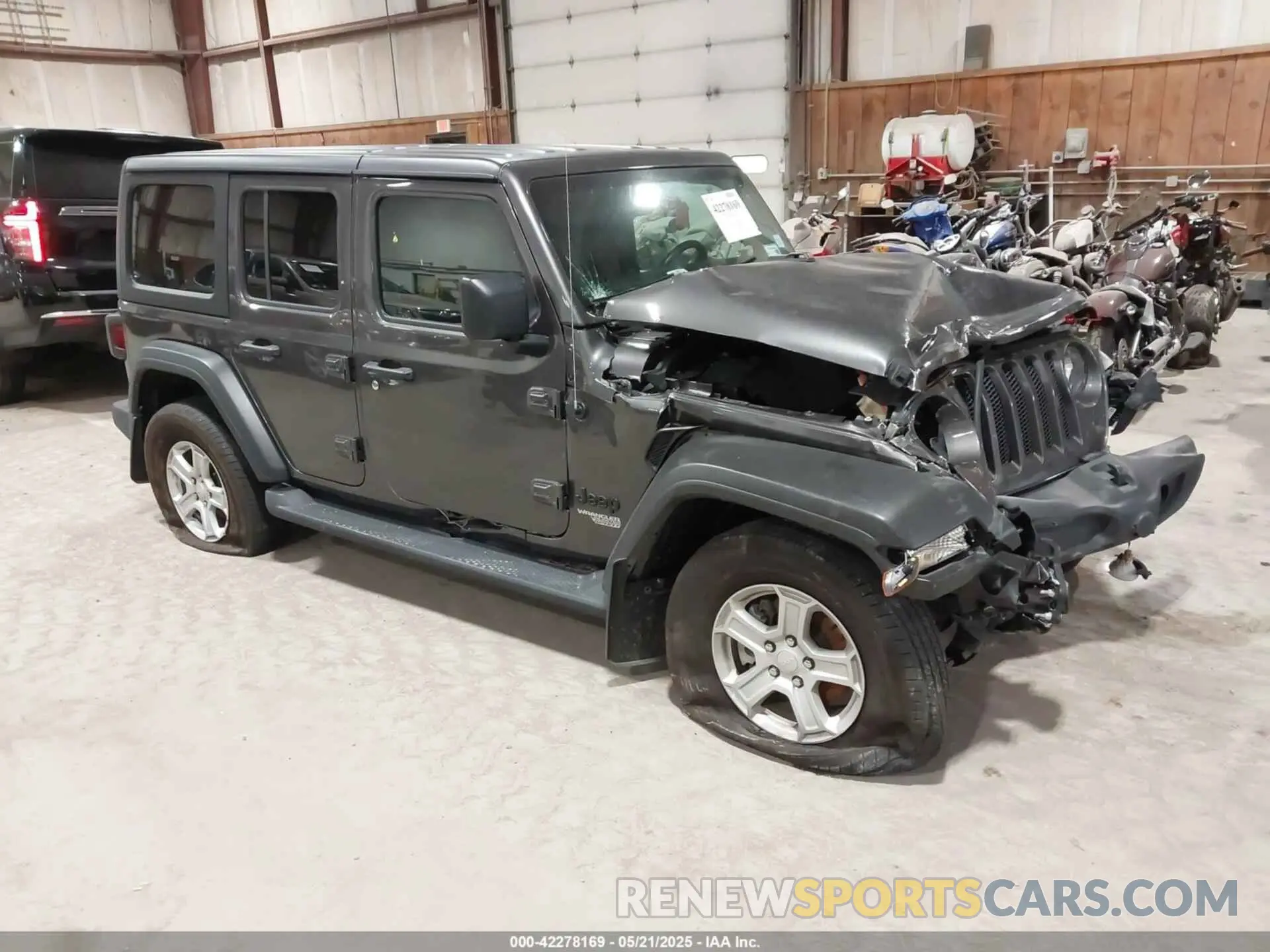 1 fotografías del automóvil dañado 1C4HJXDN2MW701625 JEEP WRANGLER UNLIMITED 2021