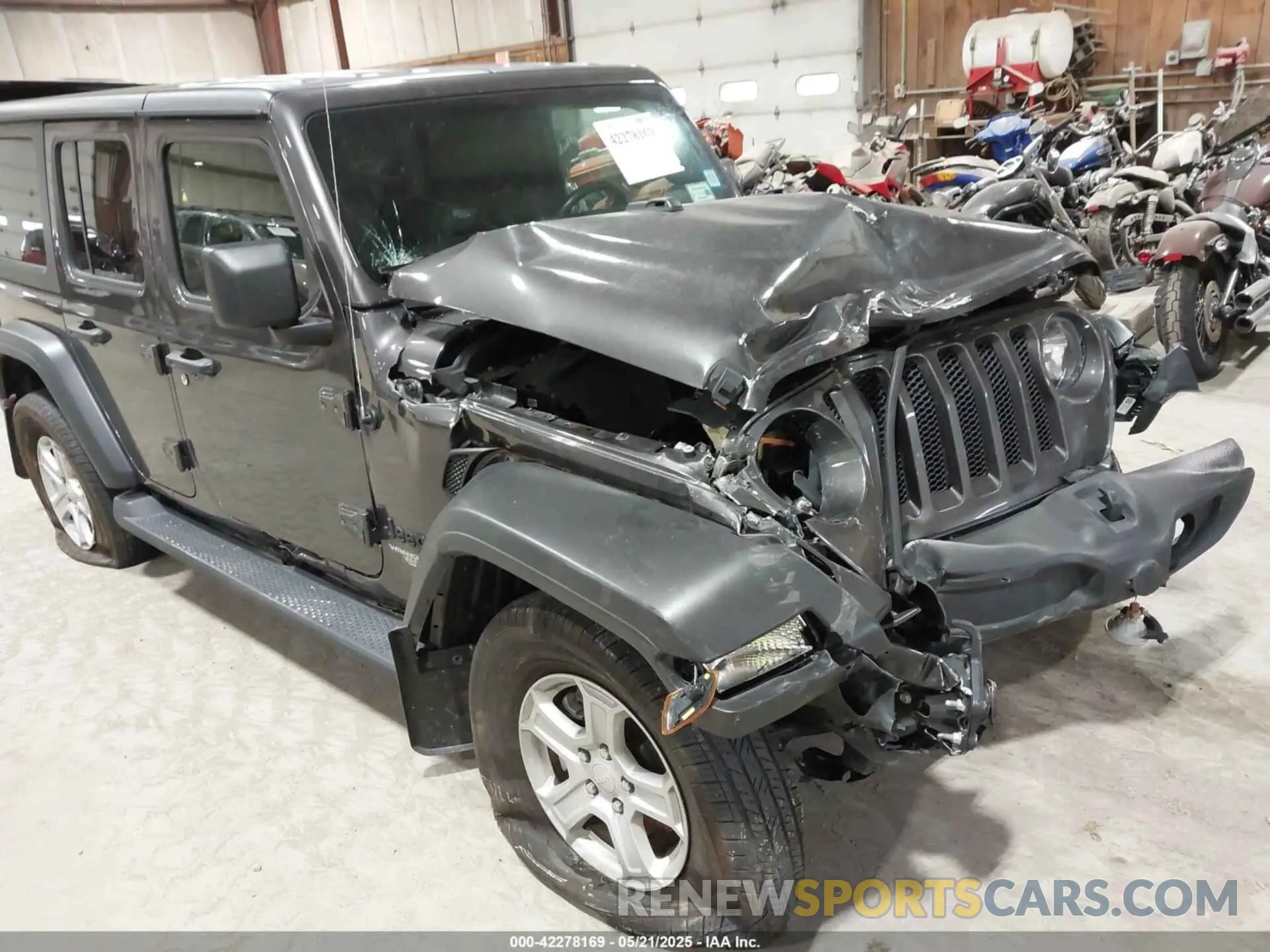 17 fotografías del automóvil dañado 1C4HJXDN2MW701625 JEEP WRANGLER UNLIMITED 2021